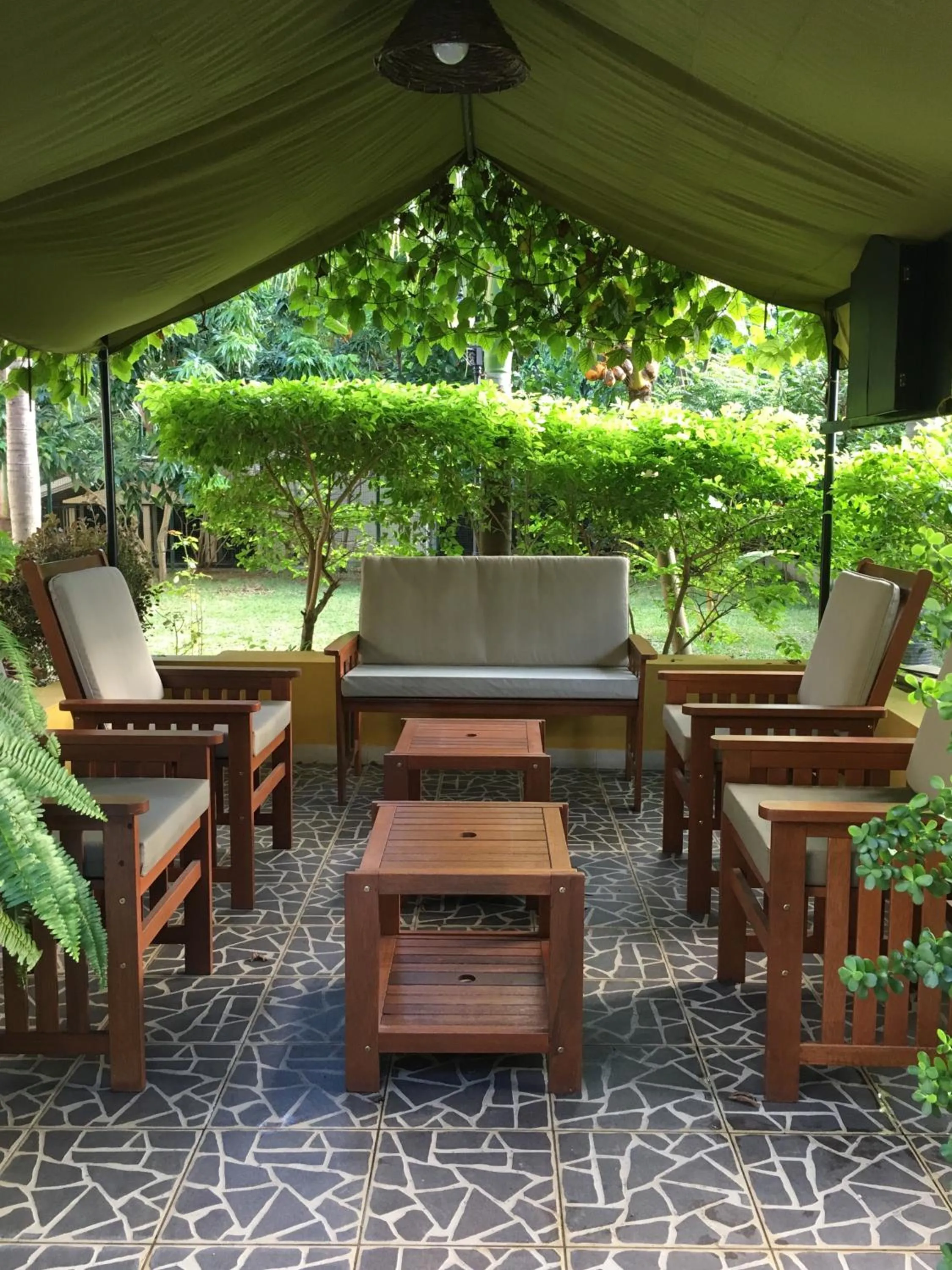 Seating area in Trou Aux Biches Self Catering Apartment
