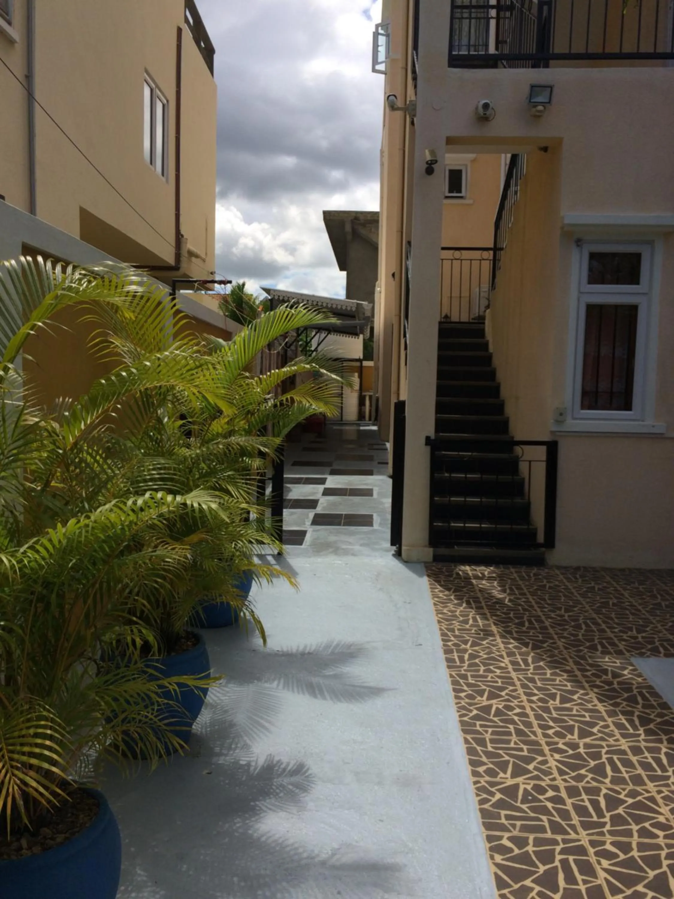 Facade/entrance in Trou Aux Biches Self Catering Apartment