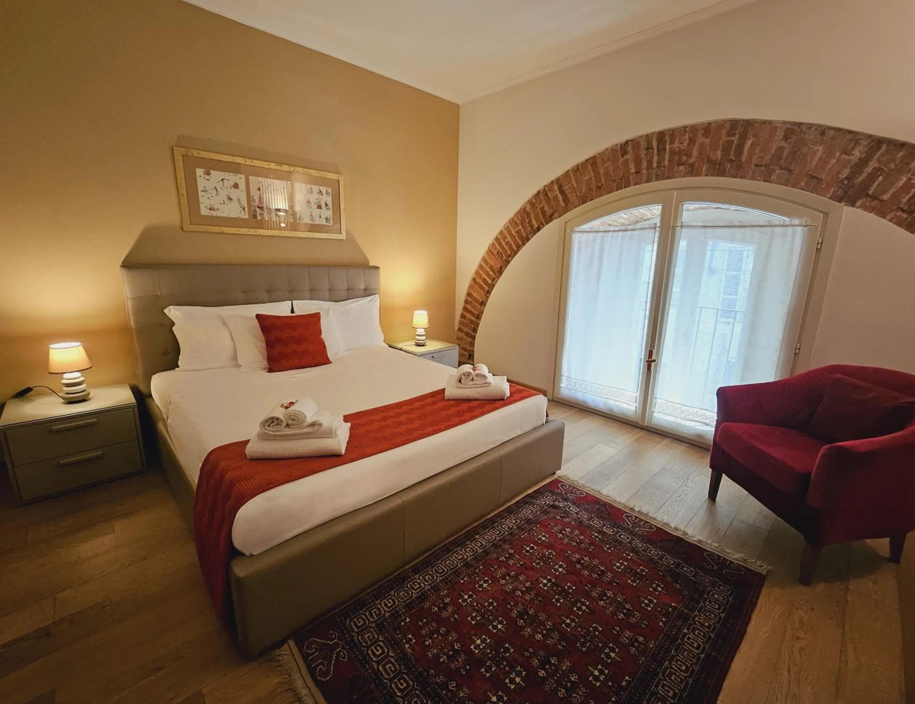 Bedroom, Bed in Loger Confort Residence & Apartments