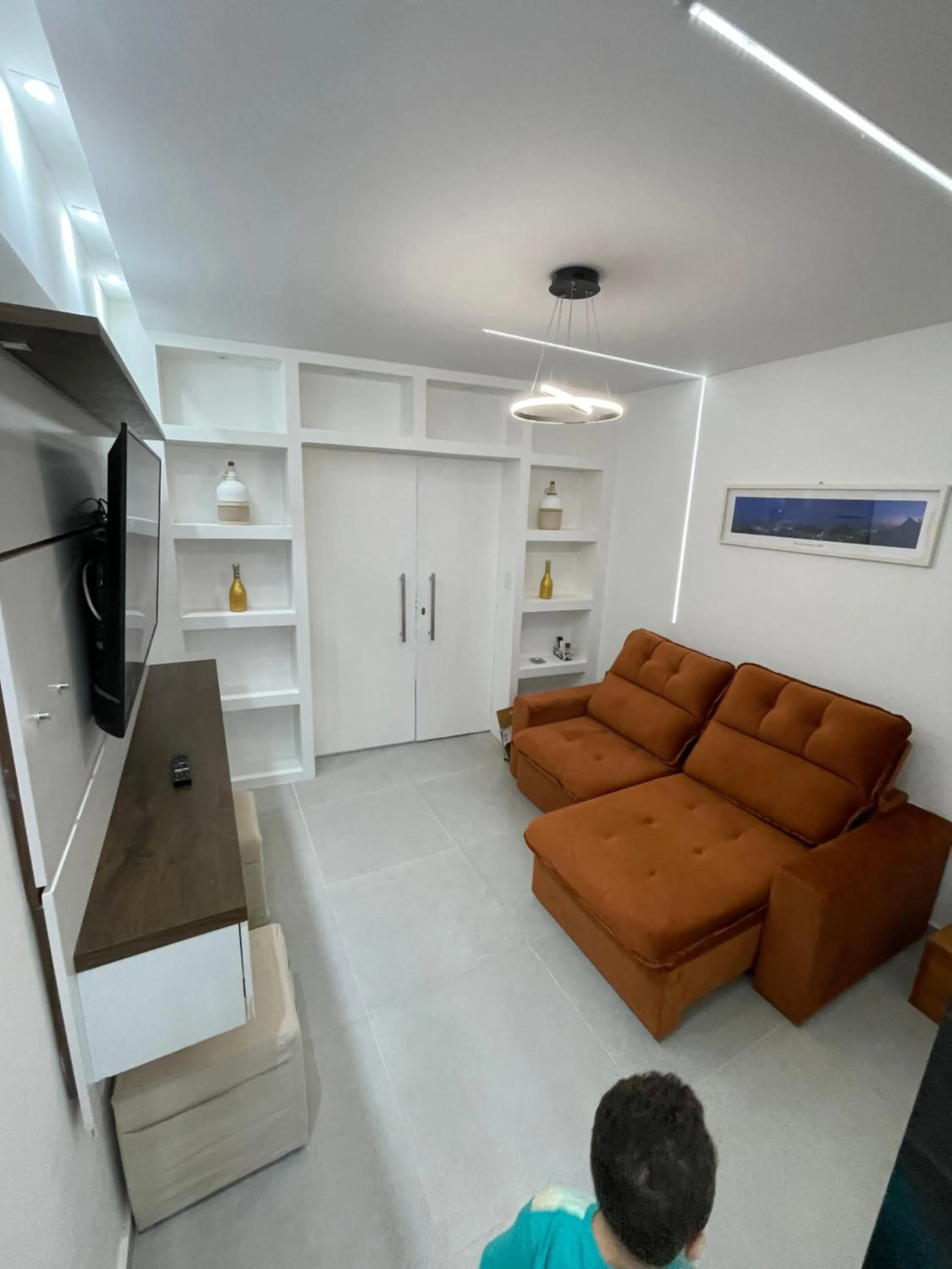 Living room in Apartamento em Copacabana