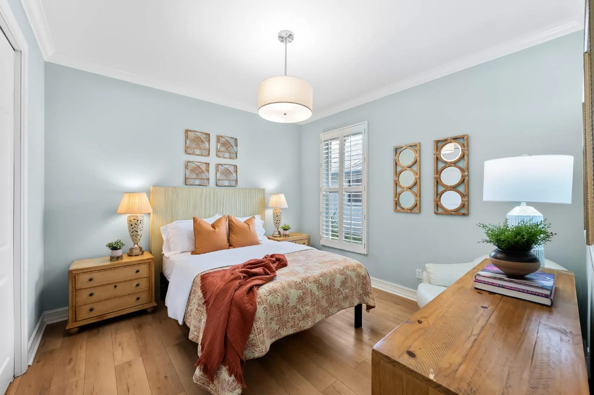 Bed in Neapolitan Vacation Rental