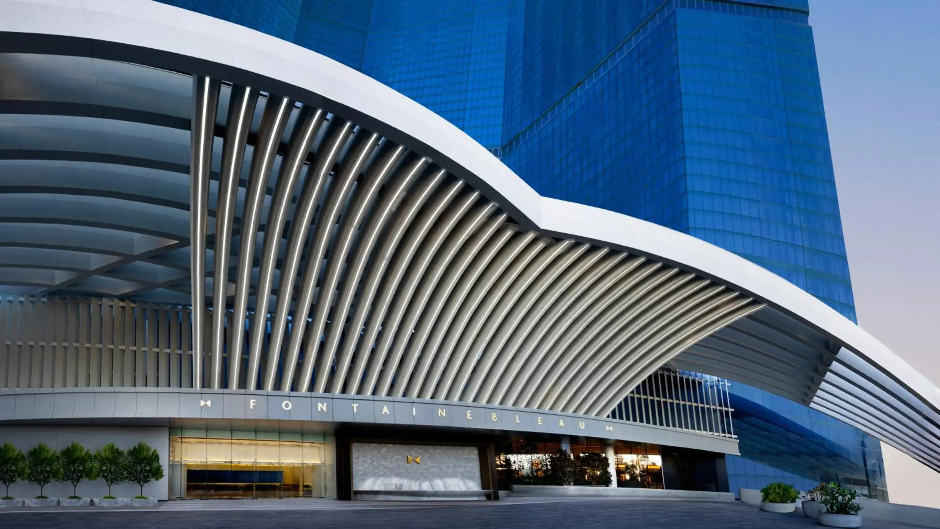 Property building in Fontainebleau Las Vegas Property building in Fontainebleau Las Vegas