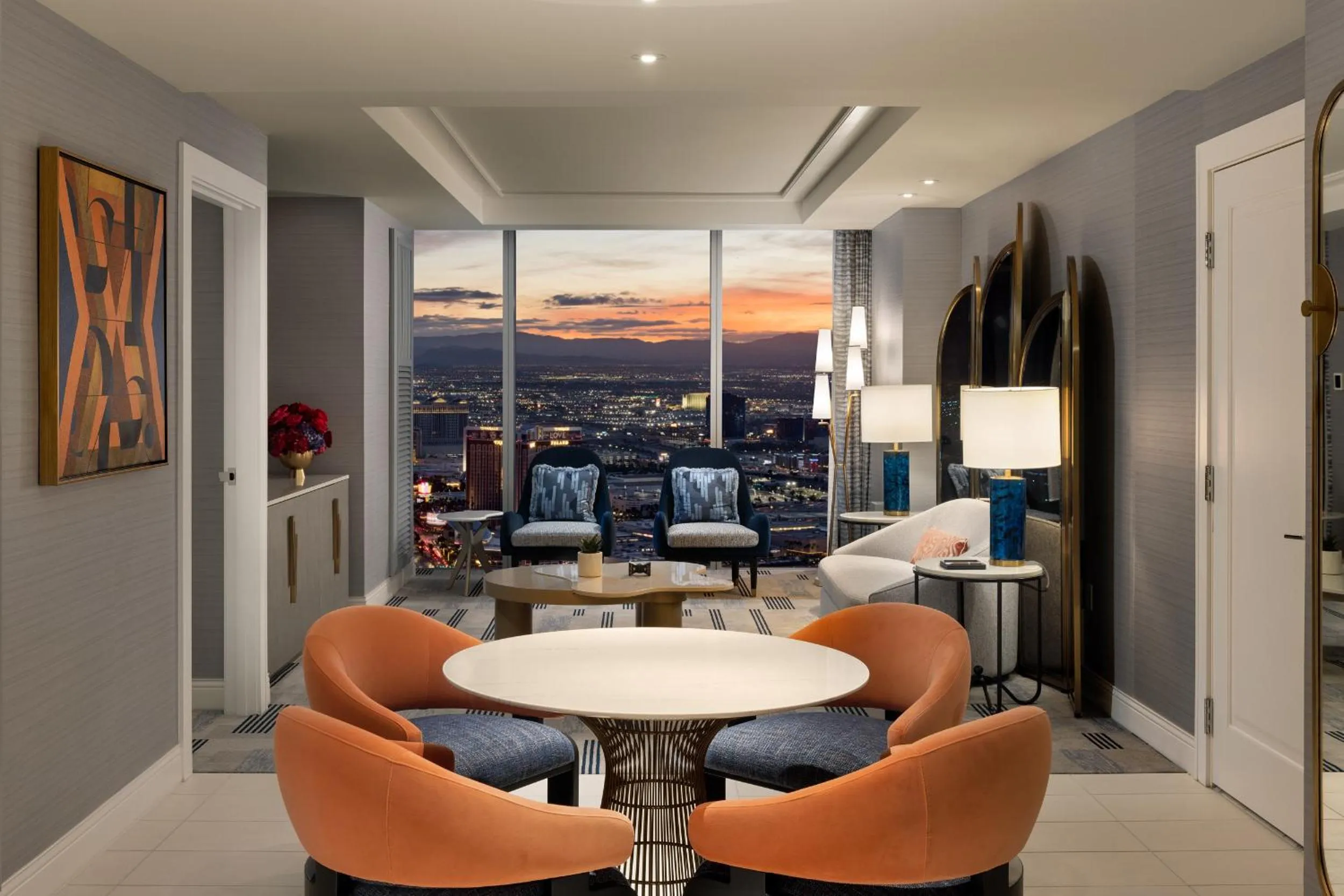 Living room in Fontainebleau Las Vegas