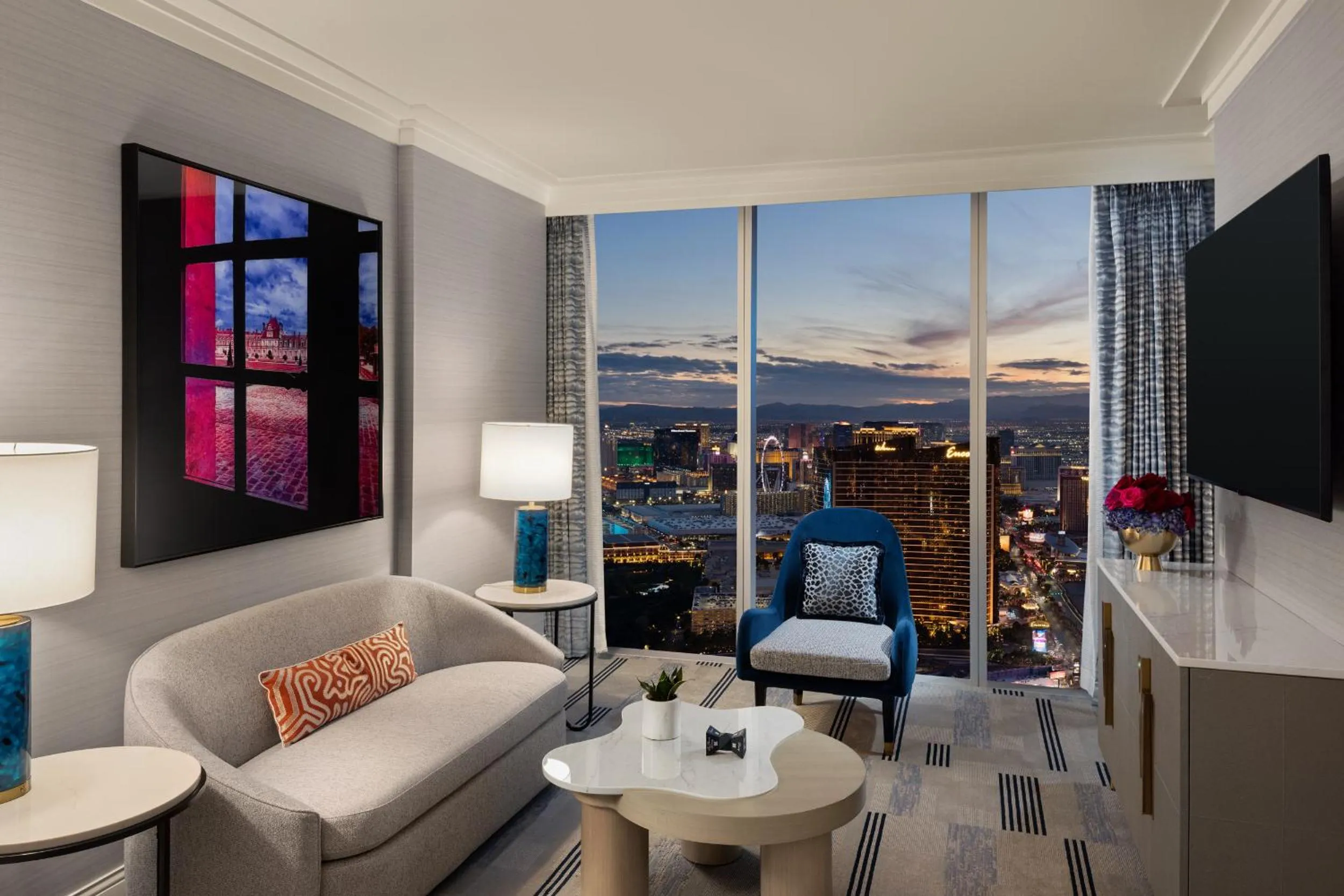 Living room in Fontainebleau Las Vegas