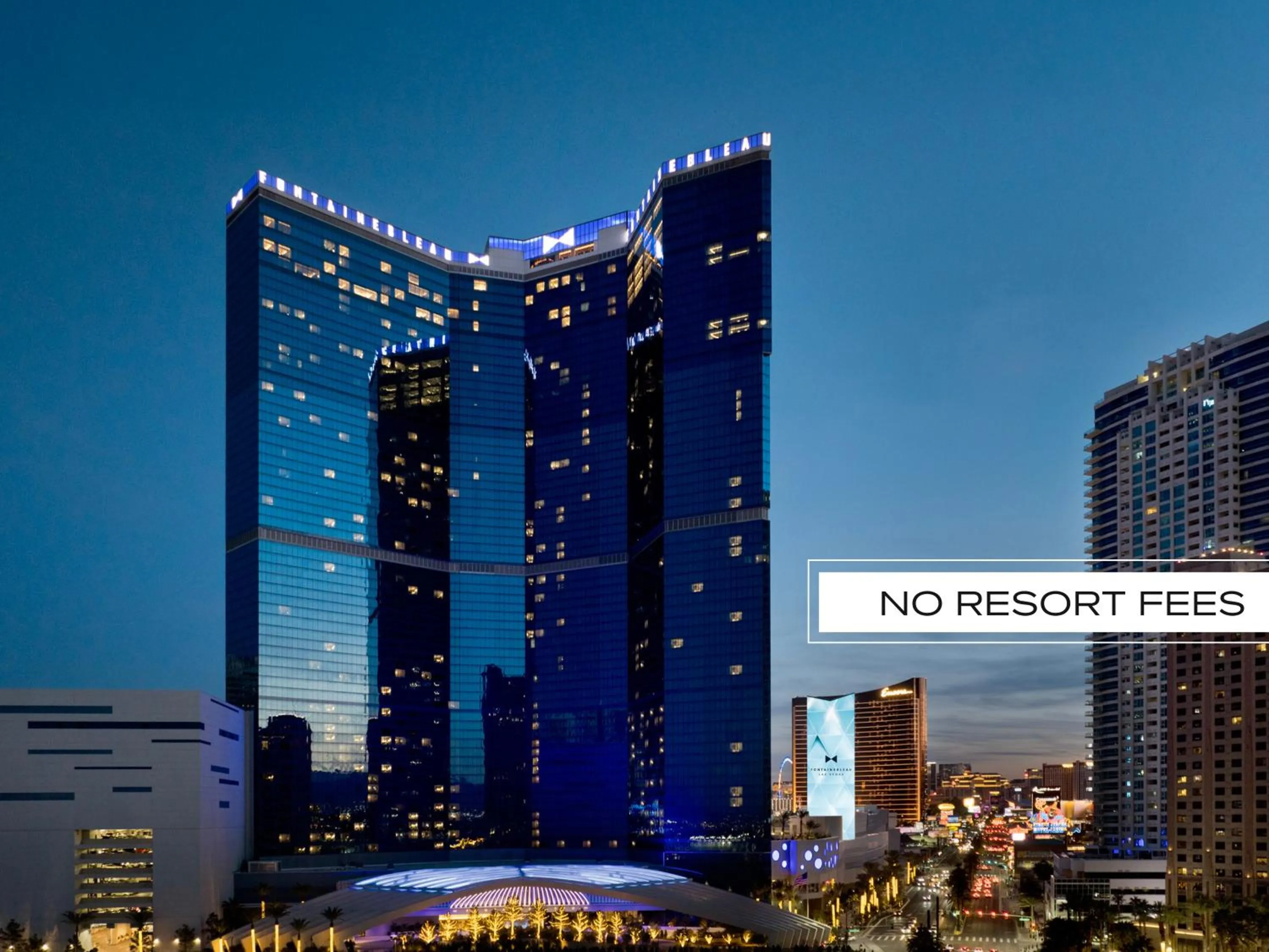 Property building in Fontainebleau Las Vegas