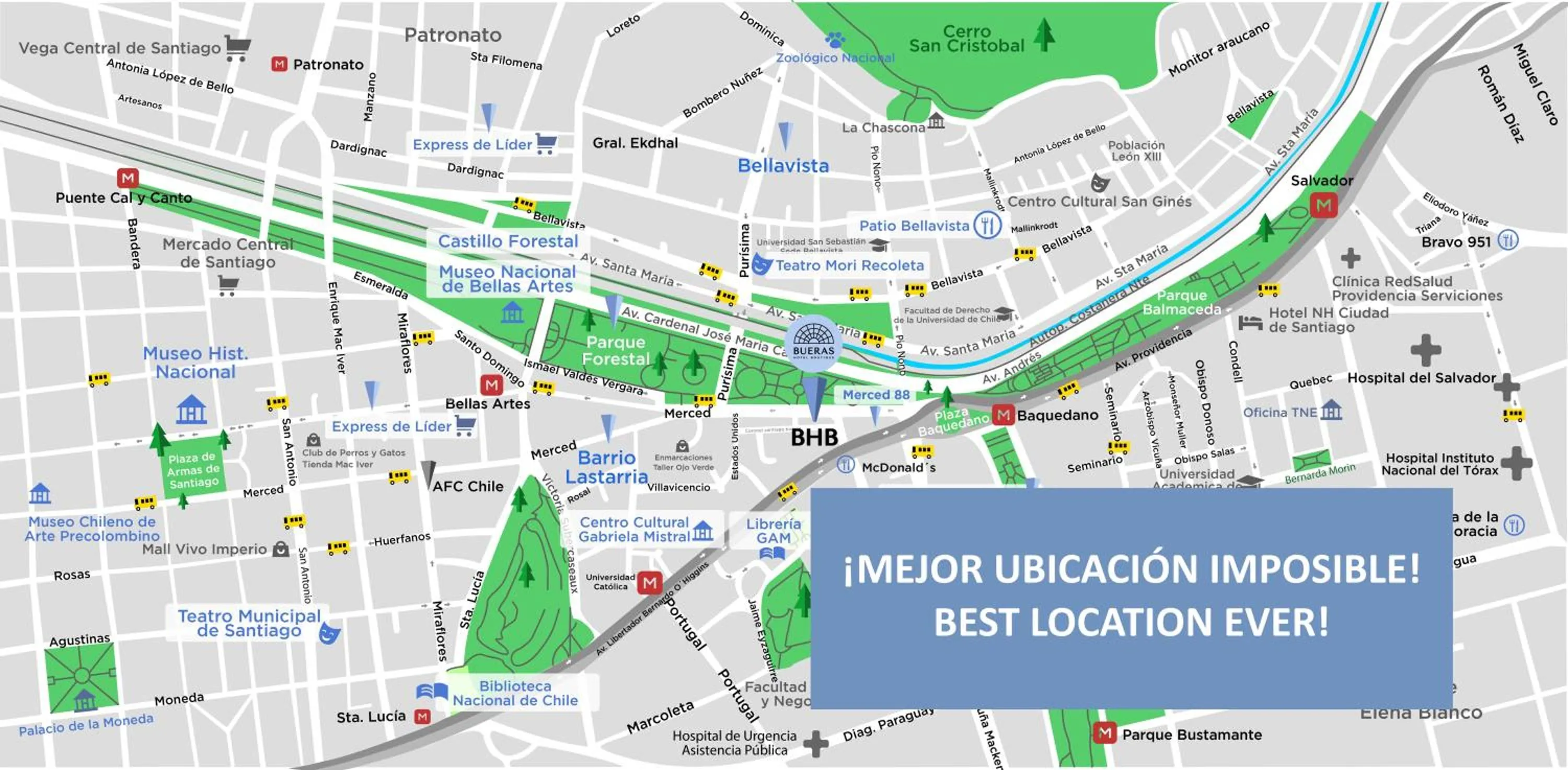 Location in BHB Hotel Boutique