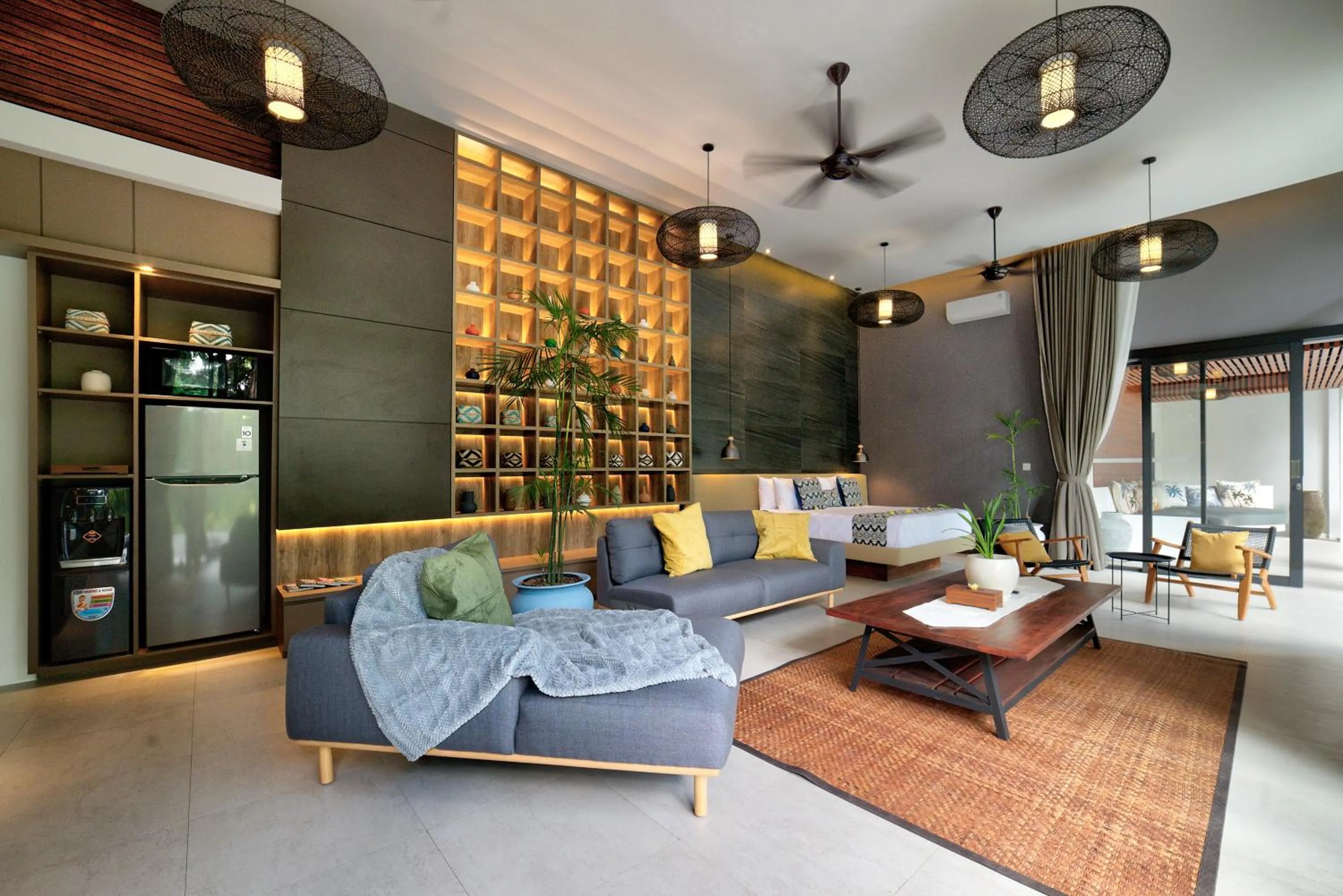 Living room in The Studios Ubud-Adult Only