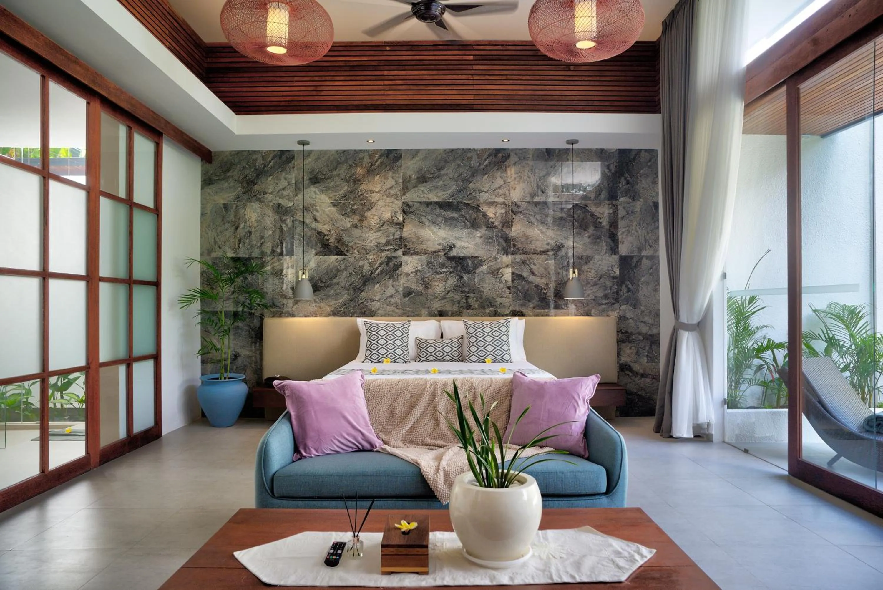 Living room in The Studios Ubud-Adult Only