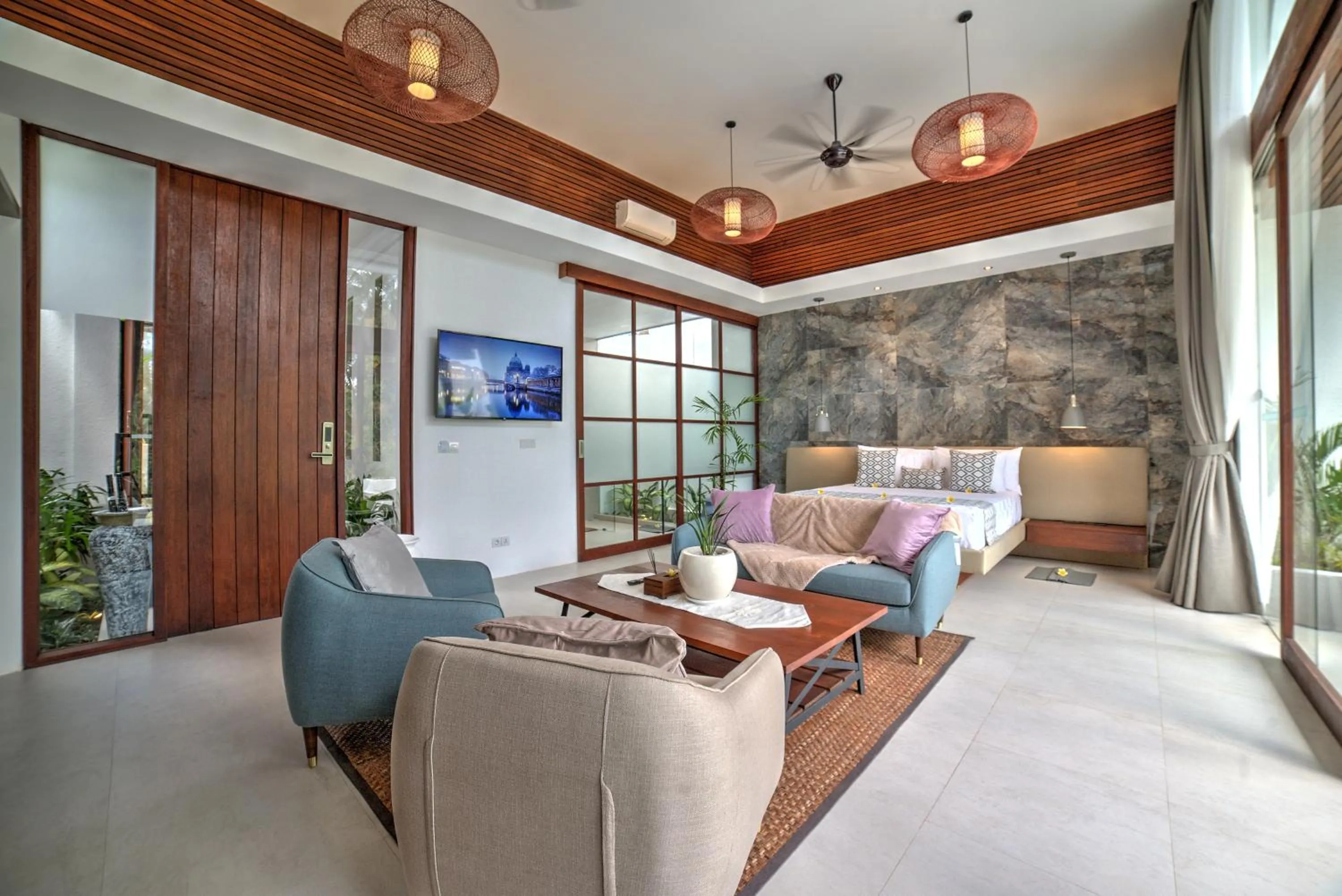 Bed in The Studios Ubud-Adult Only