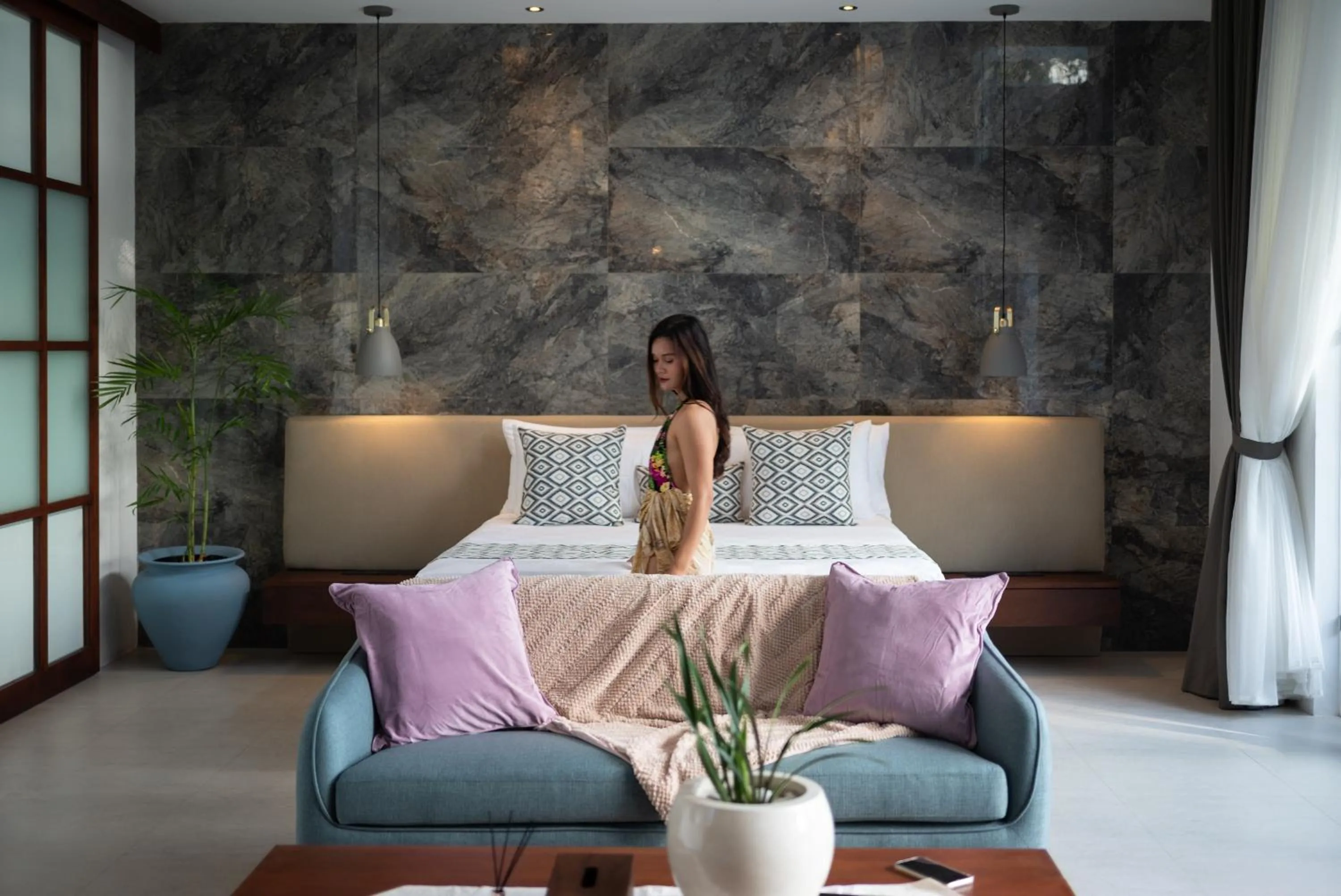 Bed in The Studios Ubud-Adult Only