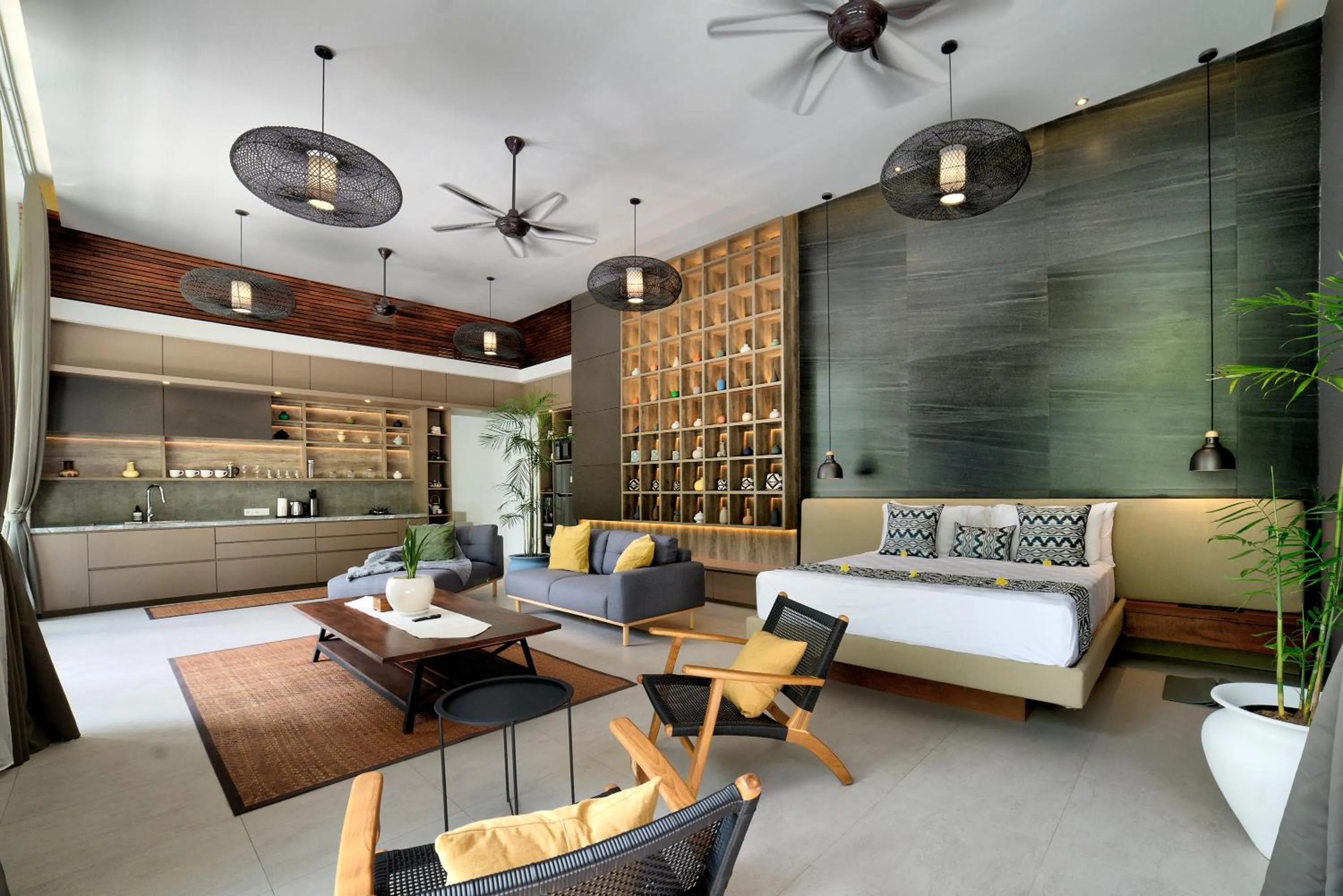 Living room in The Studios Ubud-Adult Only