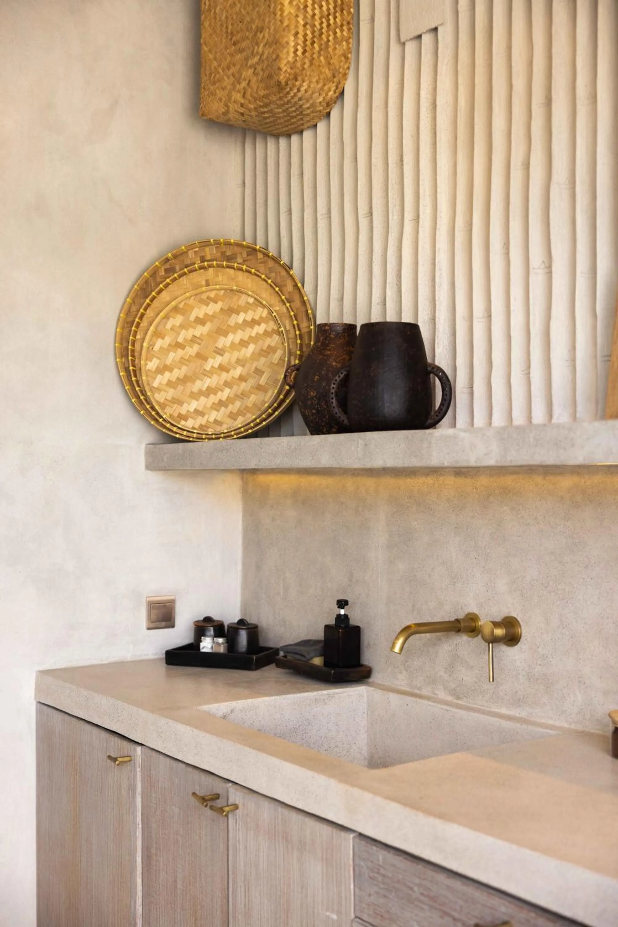 Kitchen or kitchenette in The Konkret Lombok