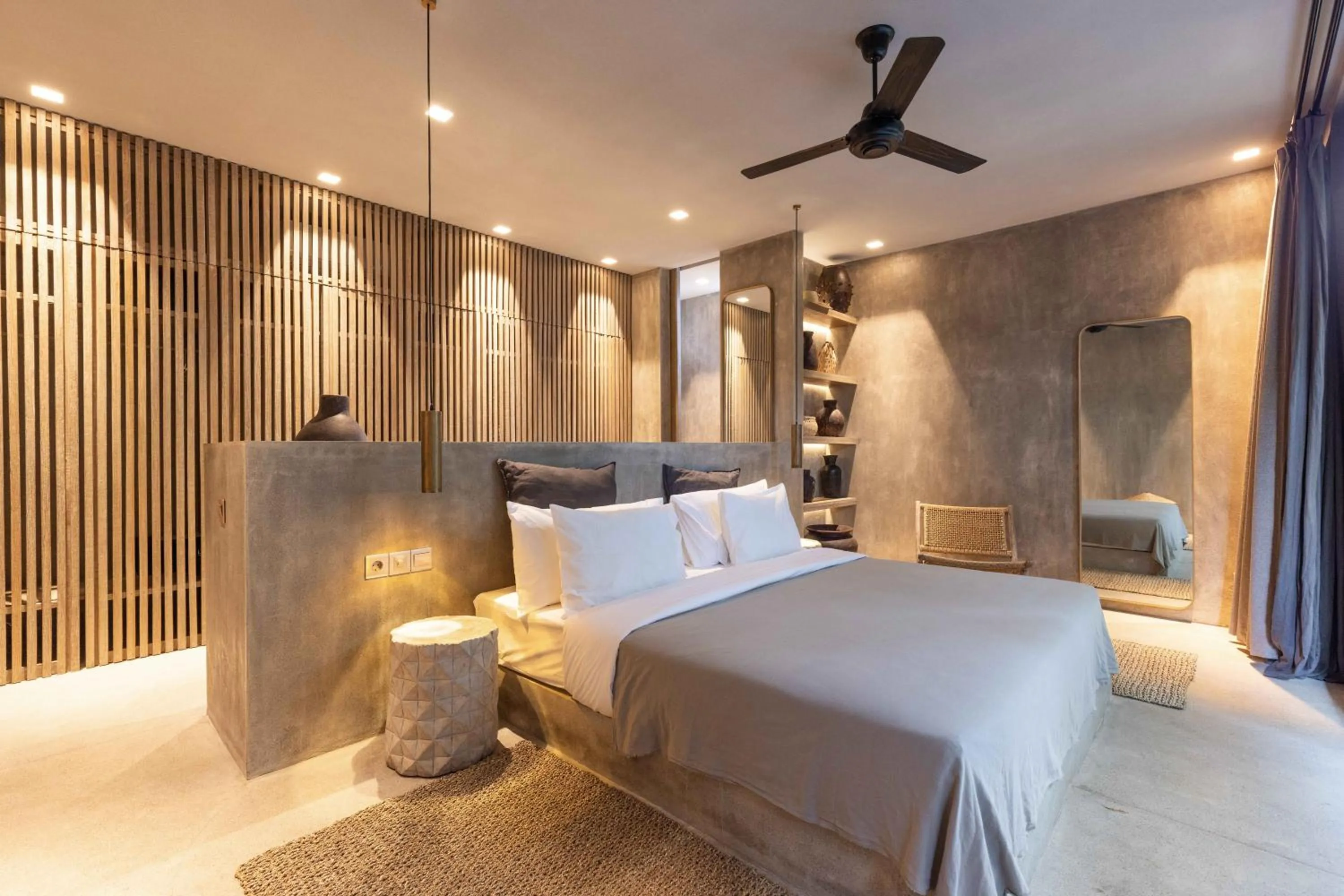 Bedroom, Bed in The Konkret Lombok