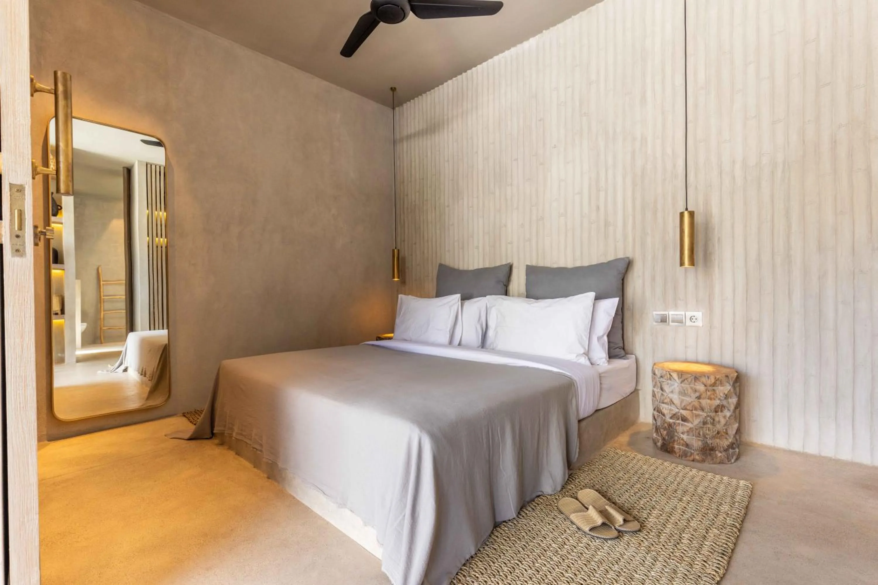 Bed in The Konkret Lombok