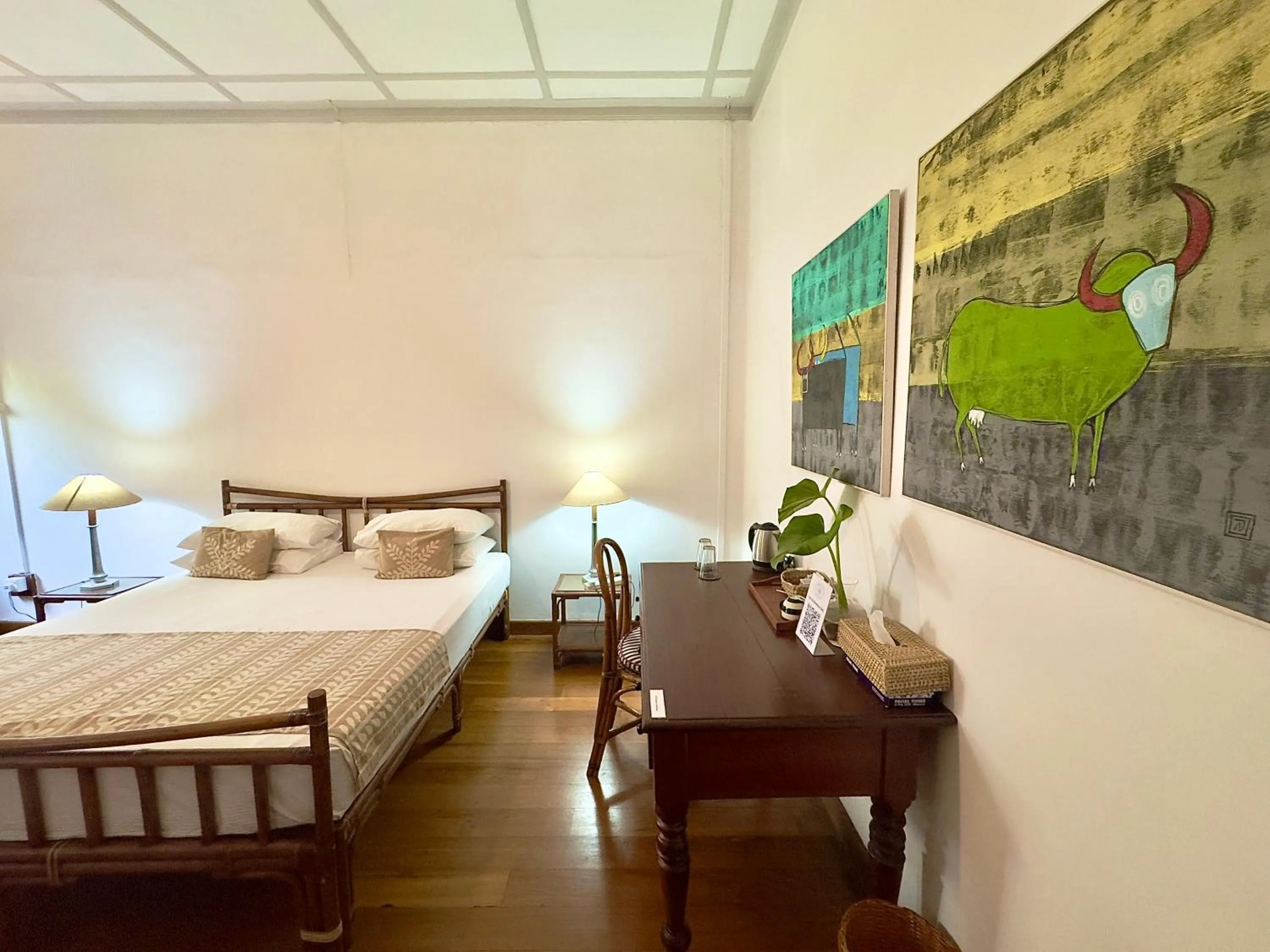 Bedroom, Bed in Havelock Bungalow - Live Fire Cooking - Enjoy 10 percent off at GINI Outdoor Kitchen