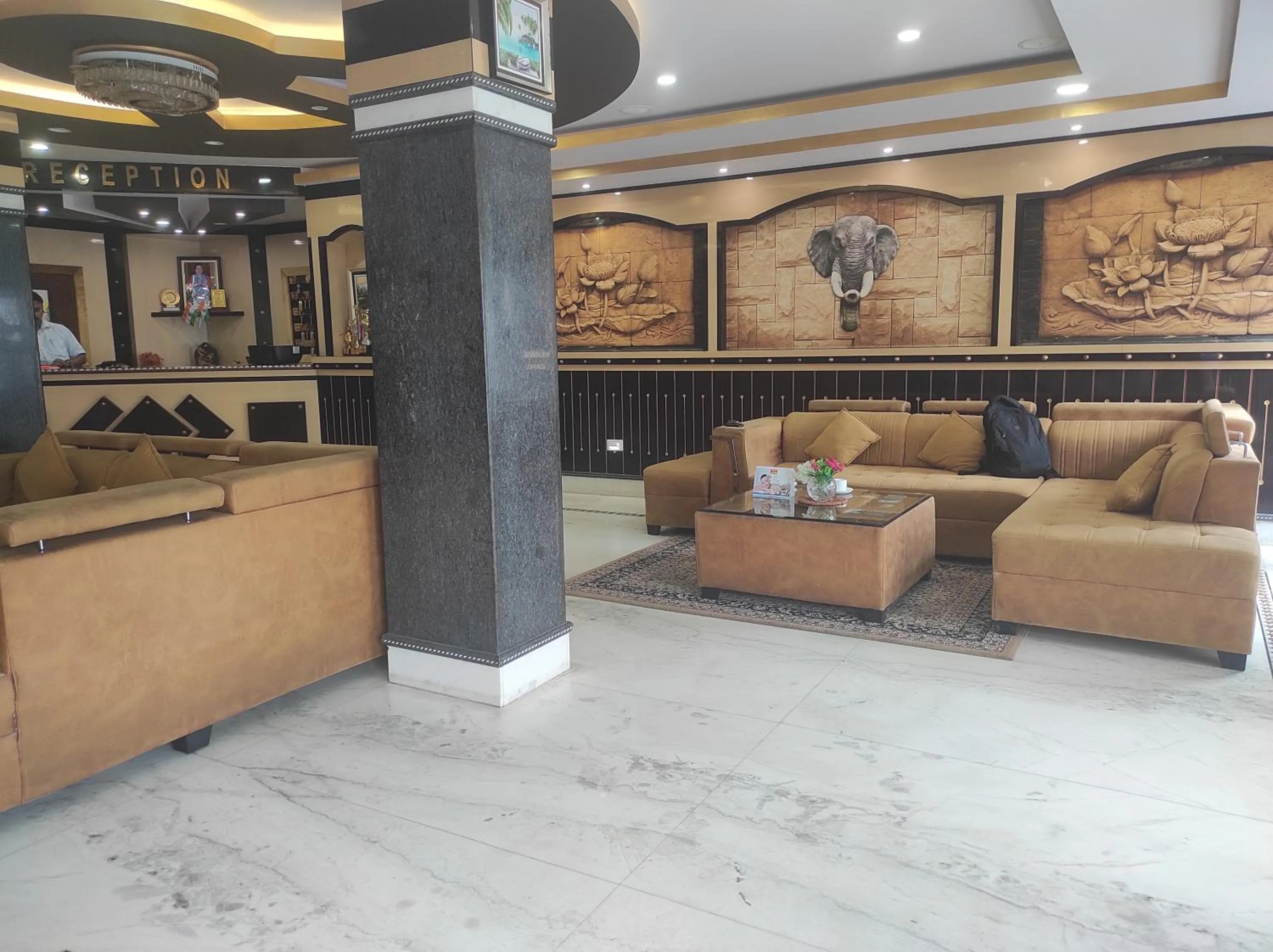 Lobby or reception in Hotel Rising Sun