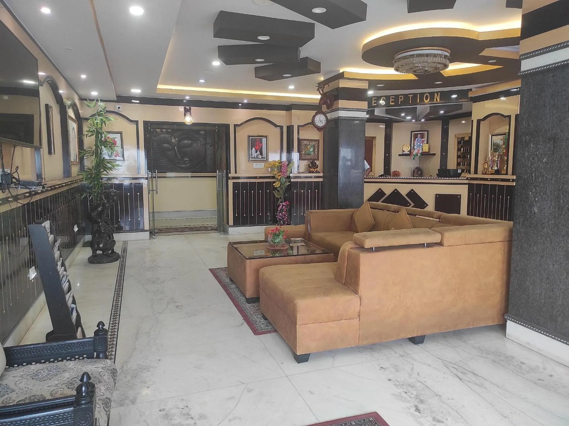 Living room in Hotel Rising Sun