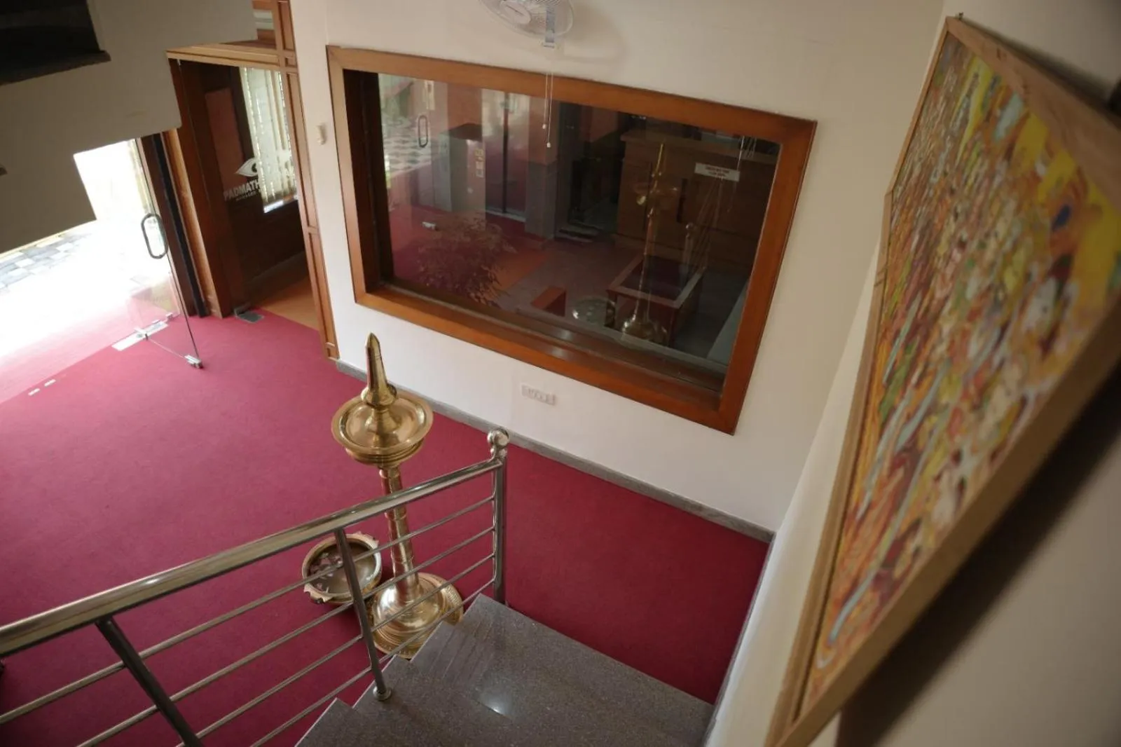 Lobby or reception in Padmatheertham Inn