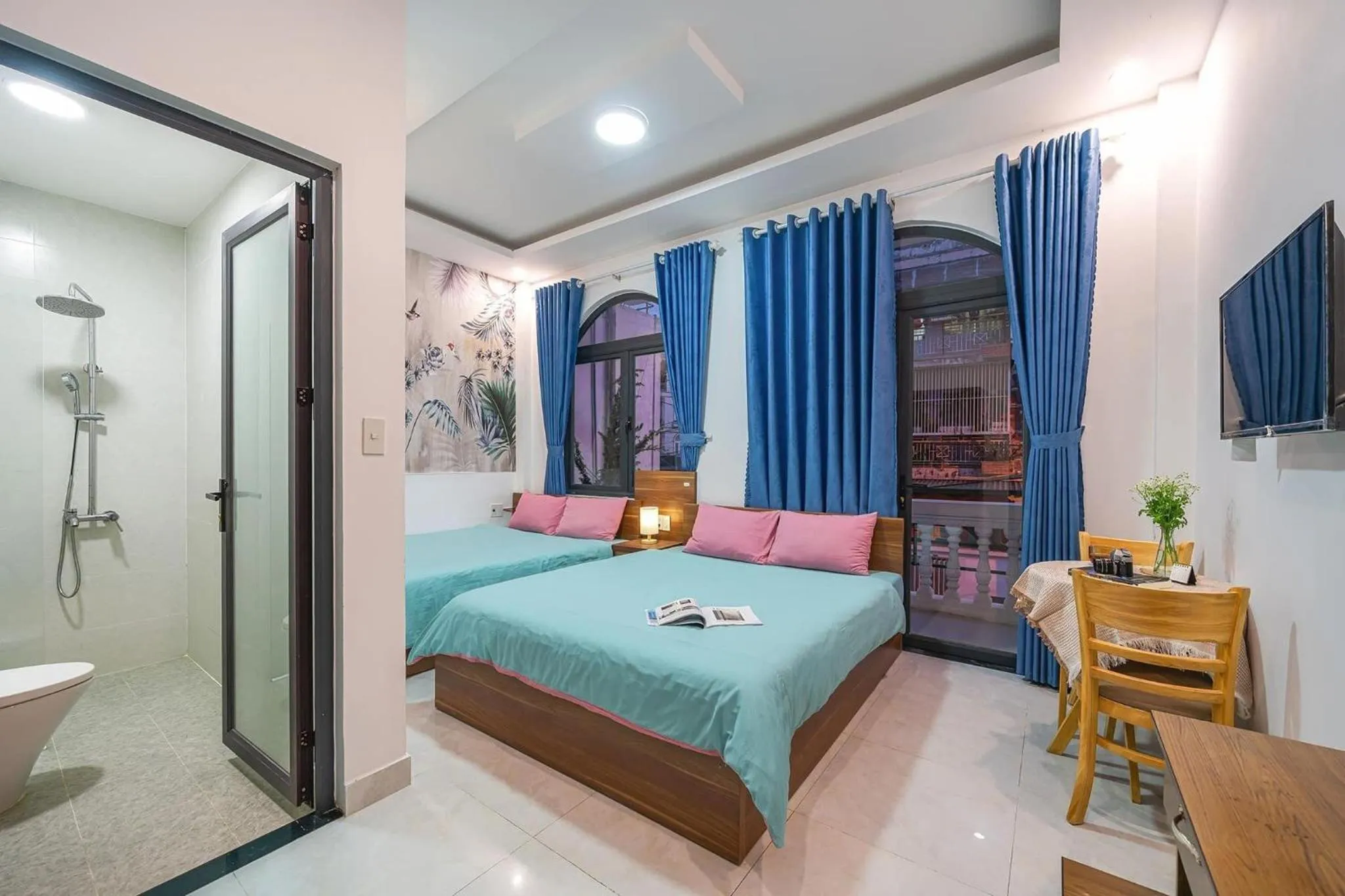View (from property/room), Bed in Trường An Hotel