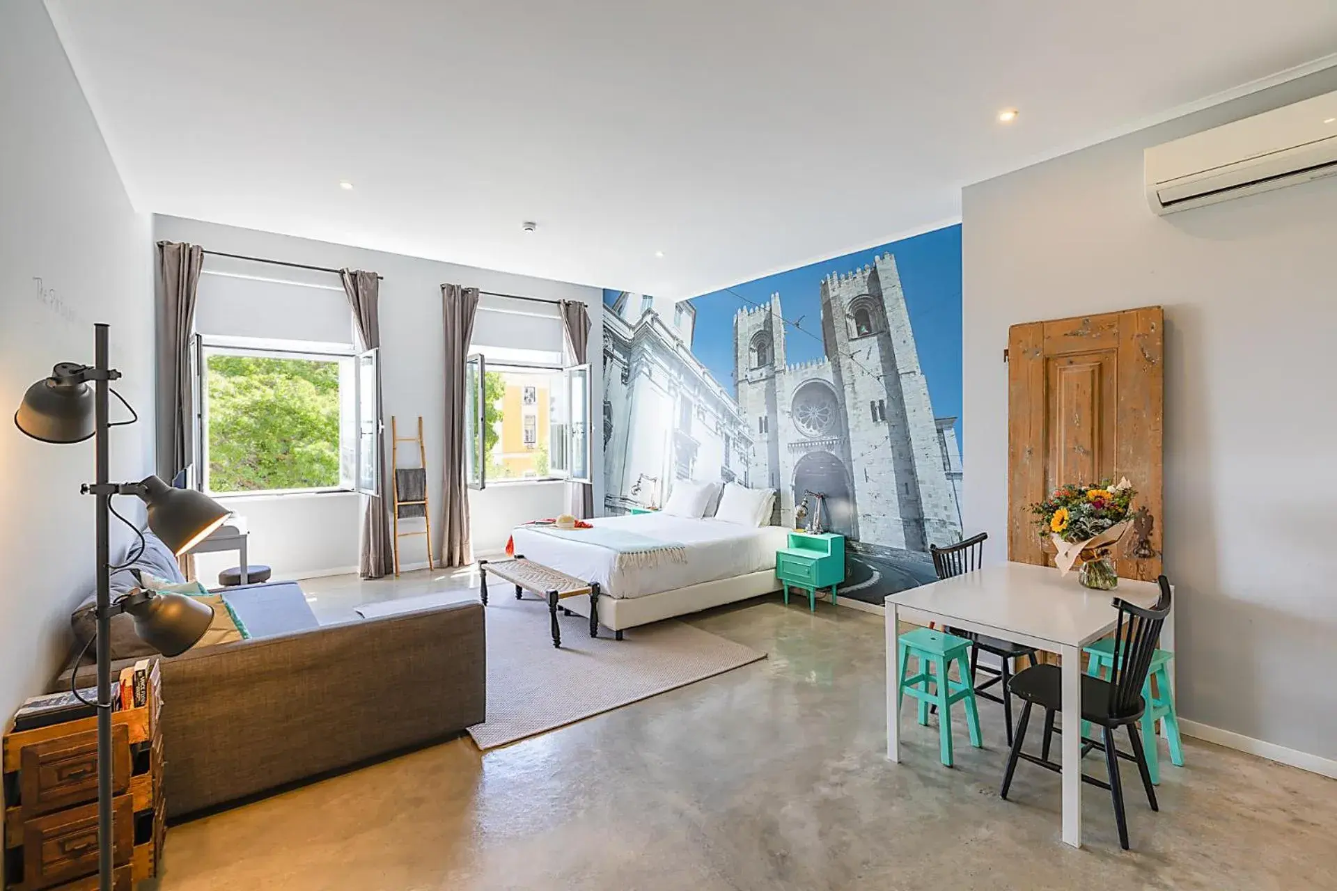 Family Suite with Kitchenette and River View in Emporium Lisbon Suites Family Suite with Kitchenette and River View in Emporium Lisbon Suites