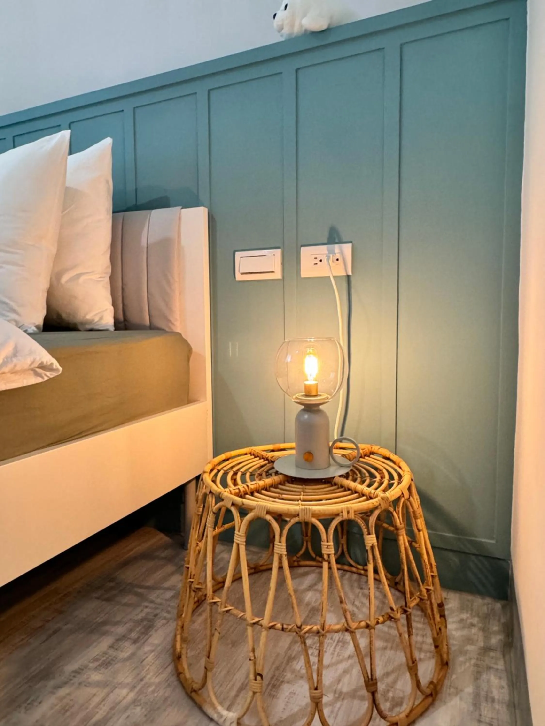 Decorative detail, Bed in WinXin House