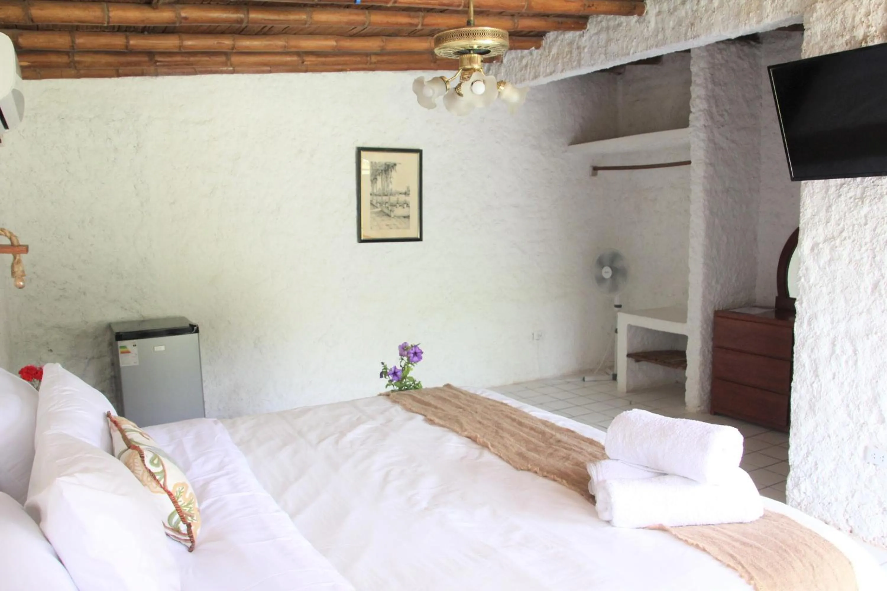 Decorative detail, Bed in Hotel Fundo El Arrabal