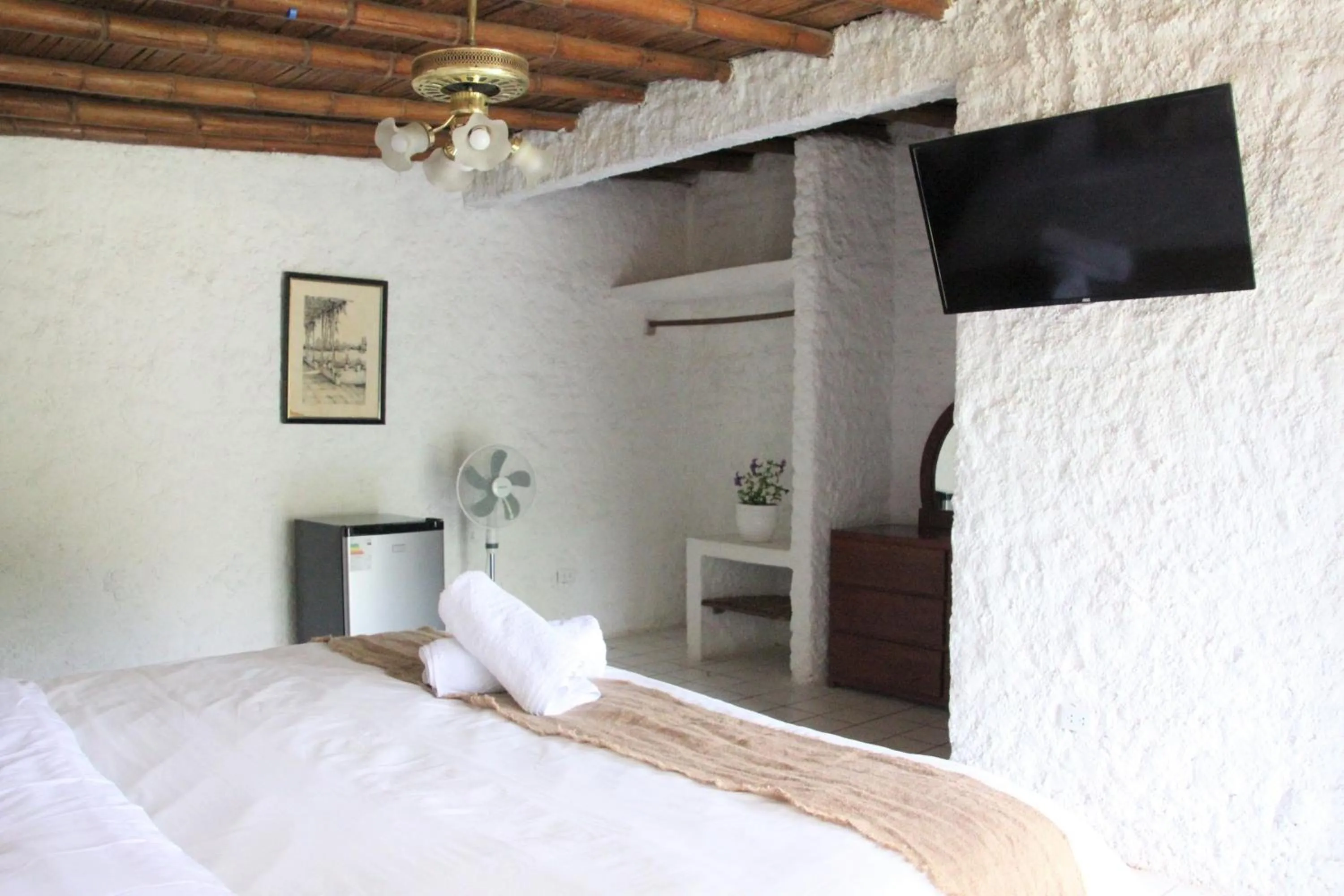 Decorative detail, Bed in Hotel Fundo El Arrabal