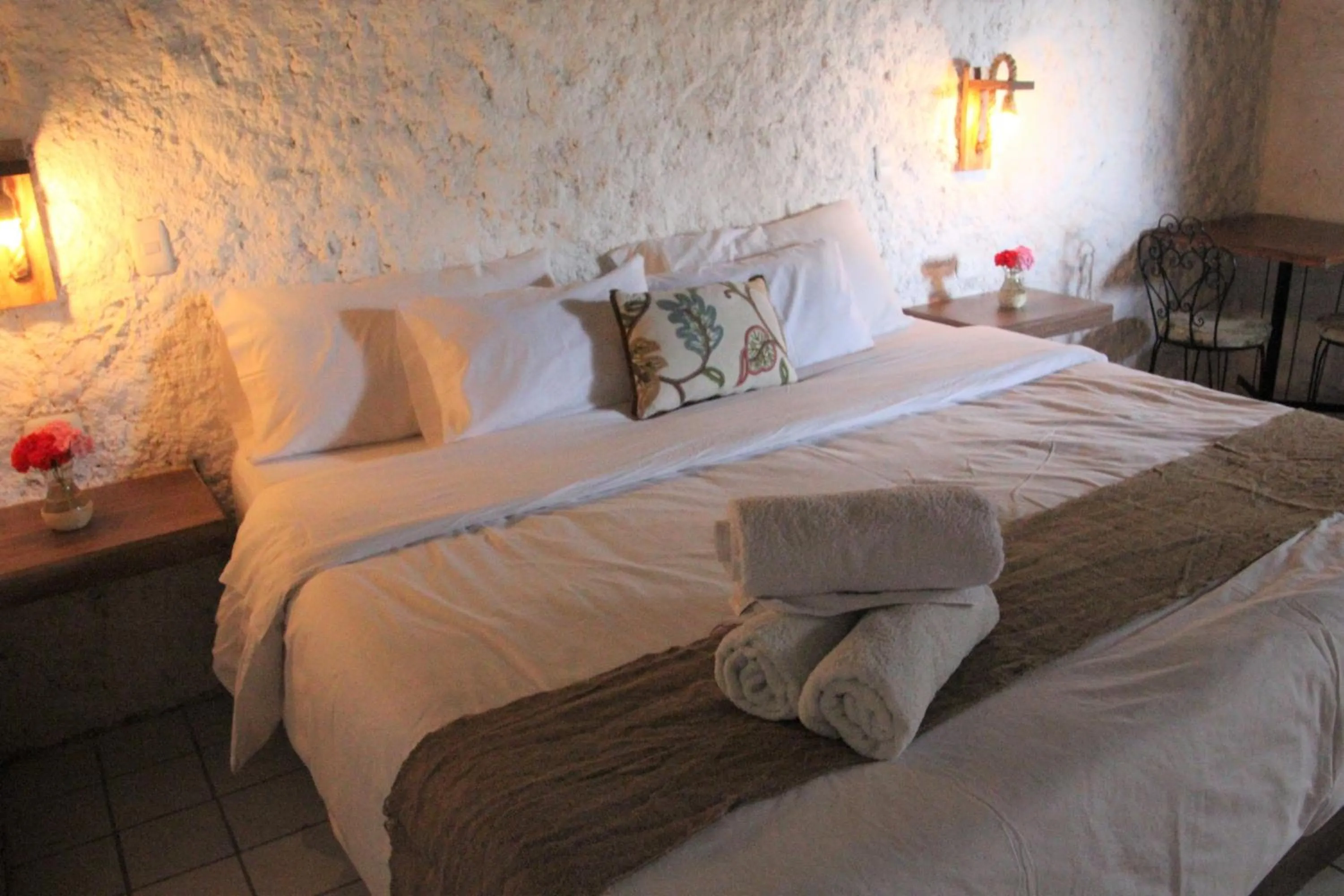 Decorative detail, Bed in Hotel Fundo El Arrabal