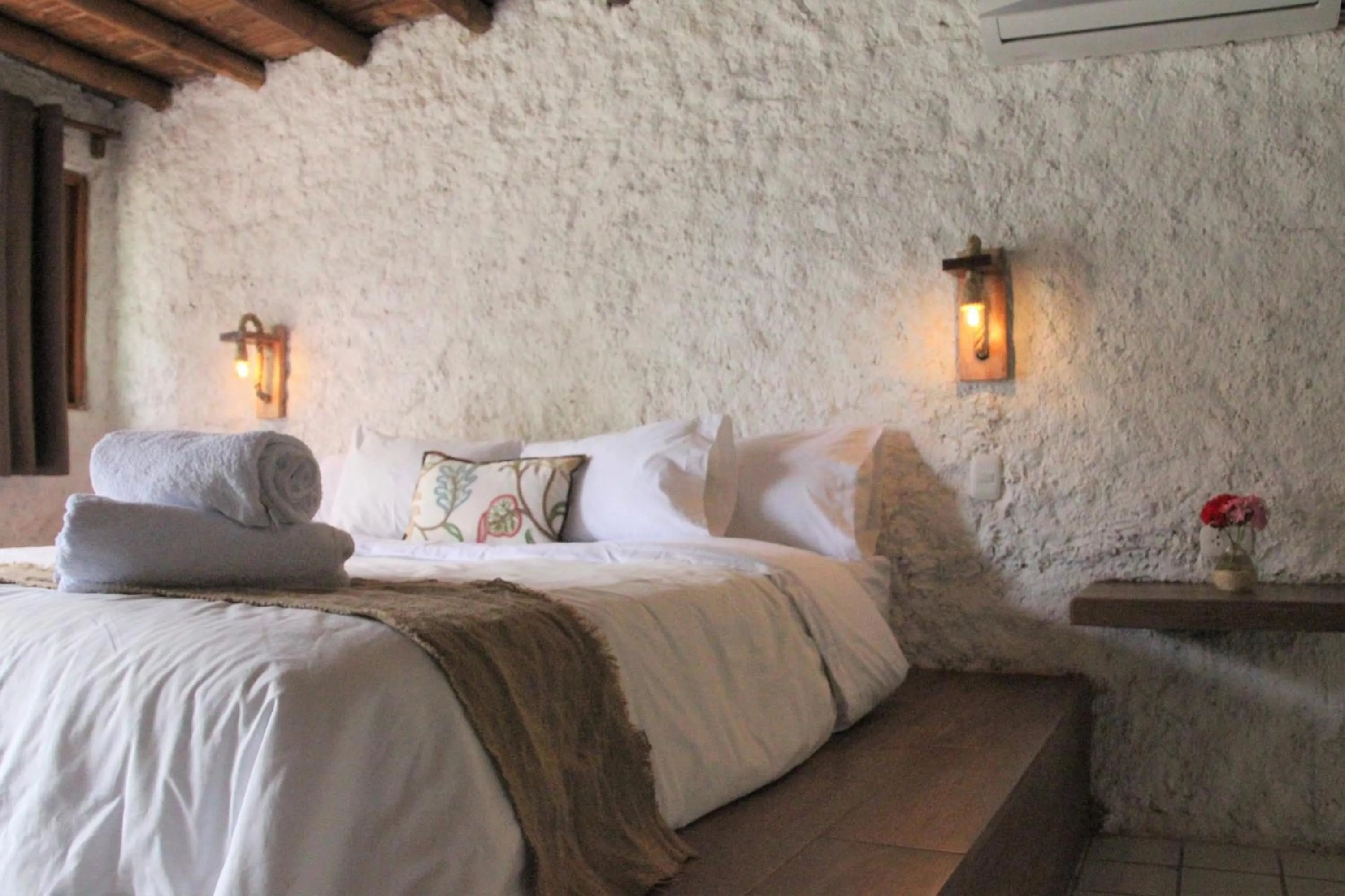 Decorative detail, Bed in Hotel Fundo El Arrabal