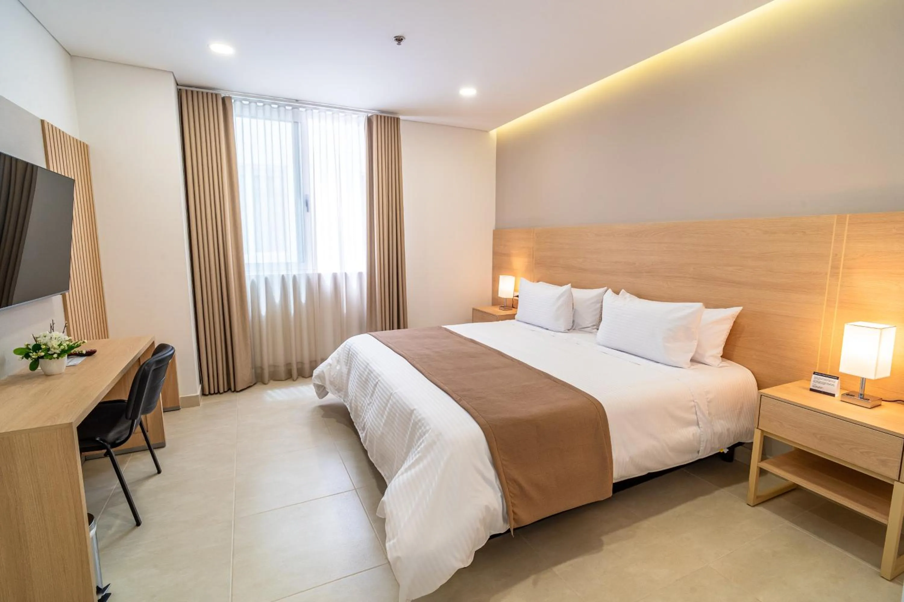 Bed in Hotel San Martin Popayan