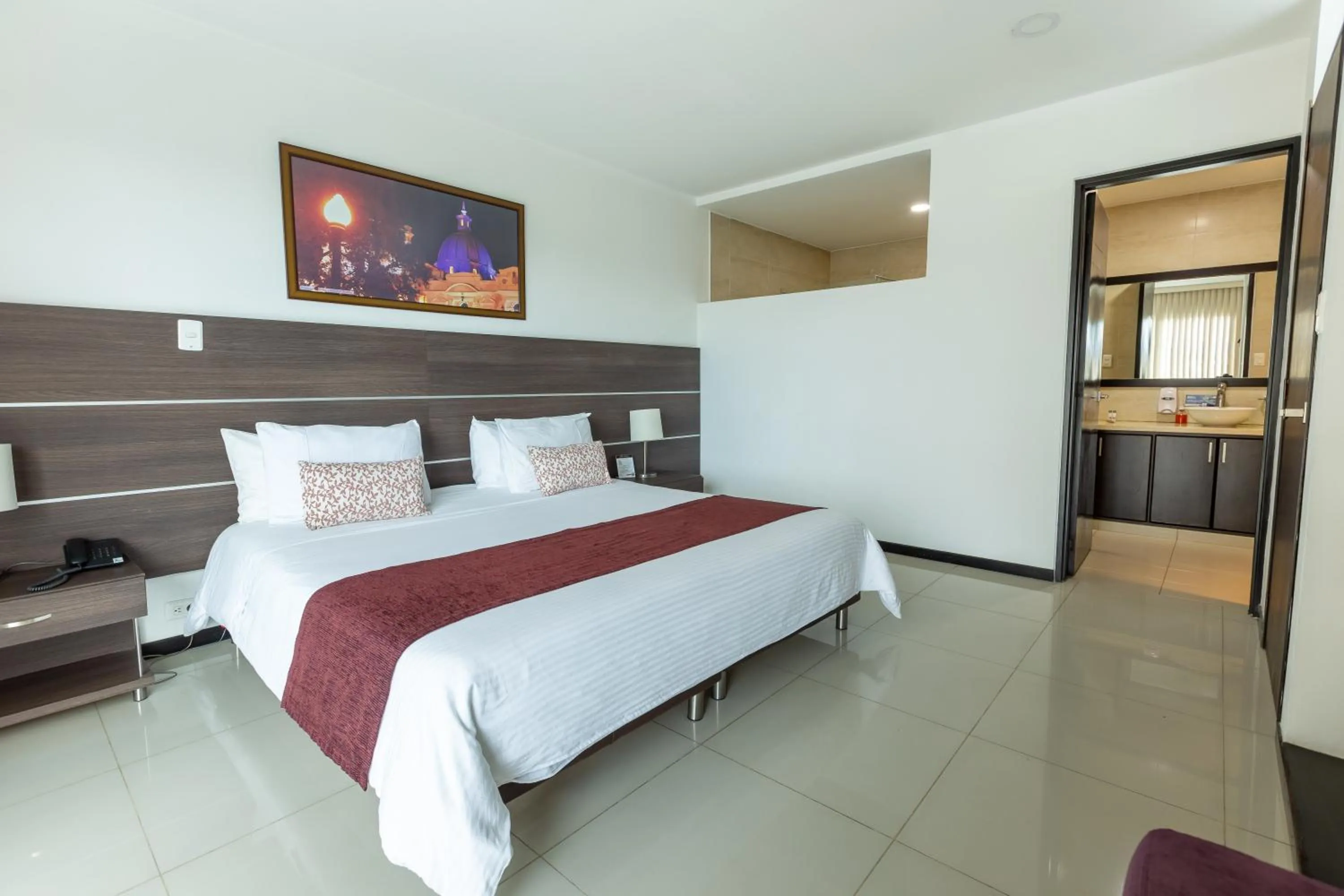 Bed in Hotel San Martin Popayan