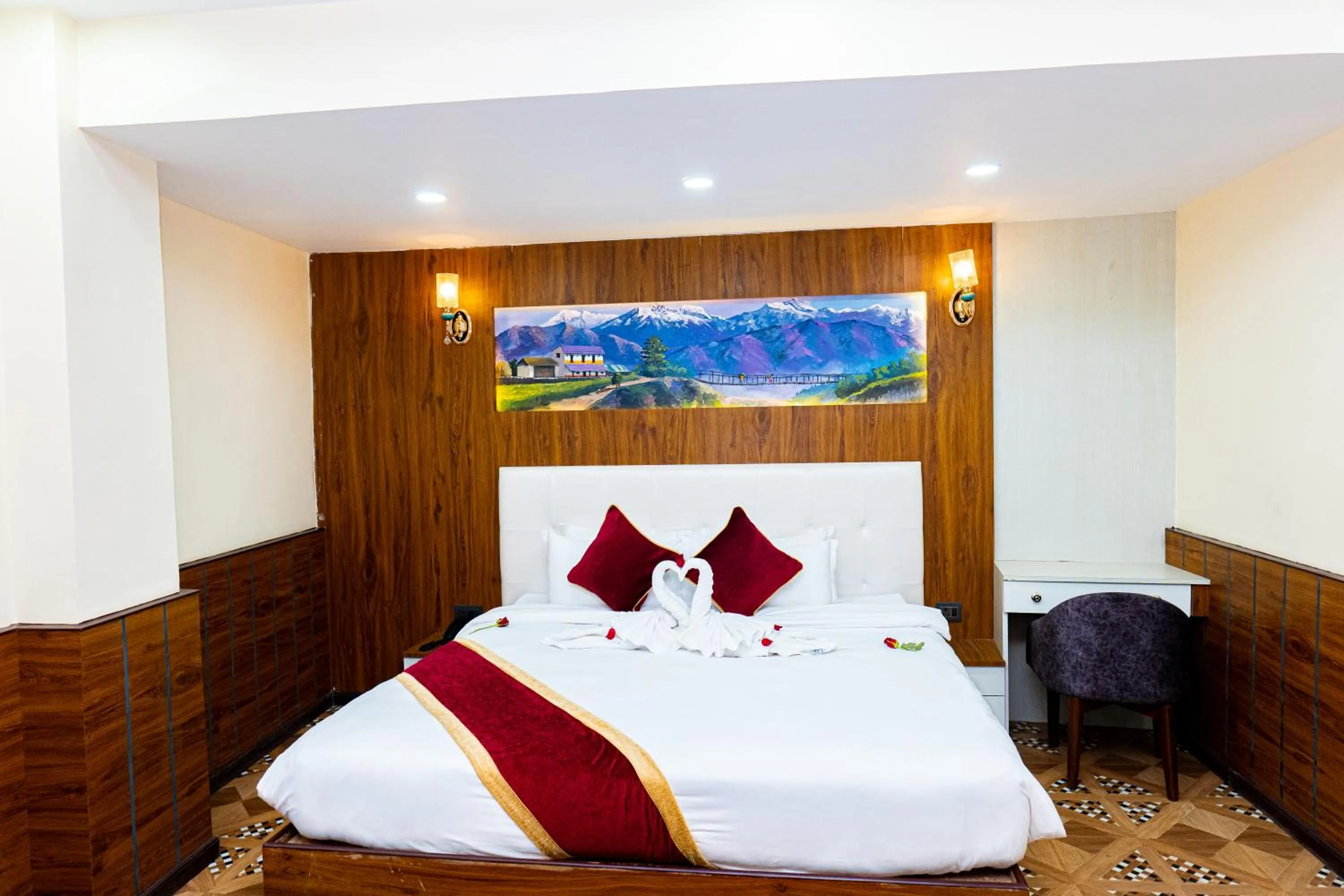 Bed in Hotel Palazzo