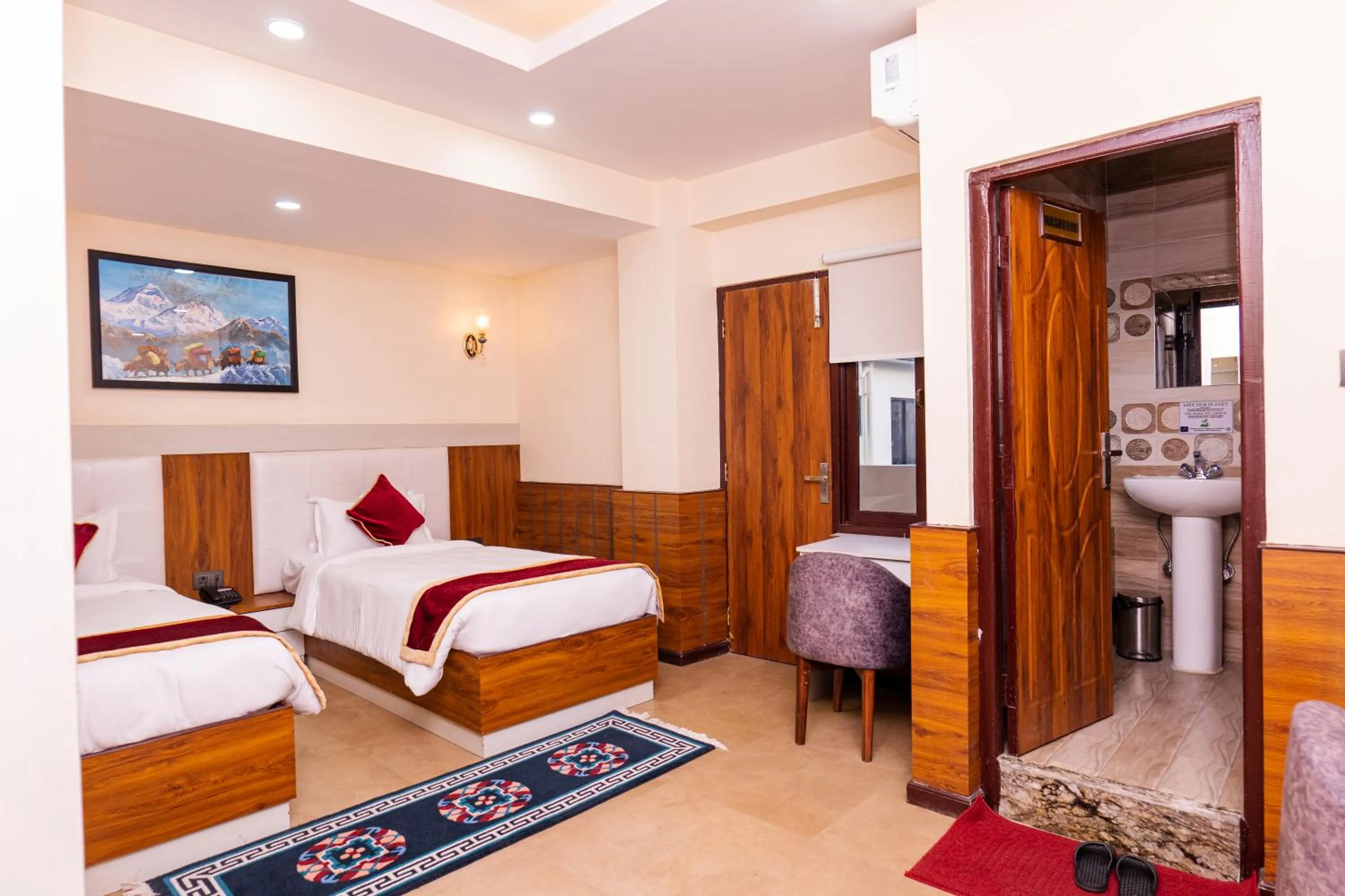 Bed in Hotel Palazzo