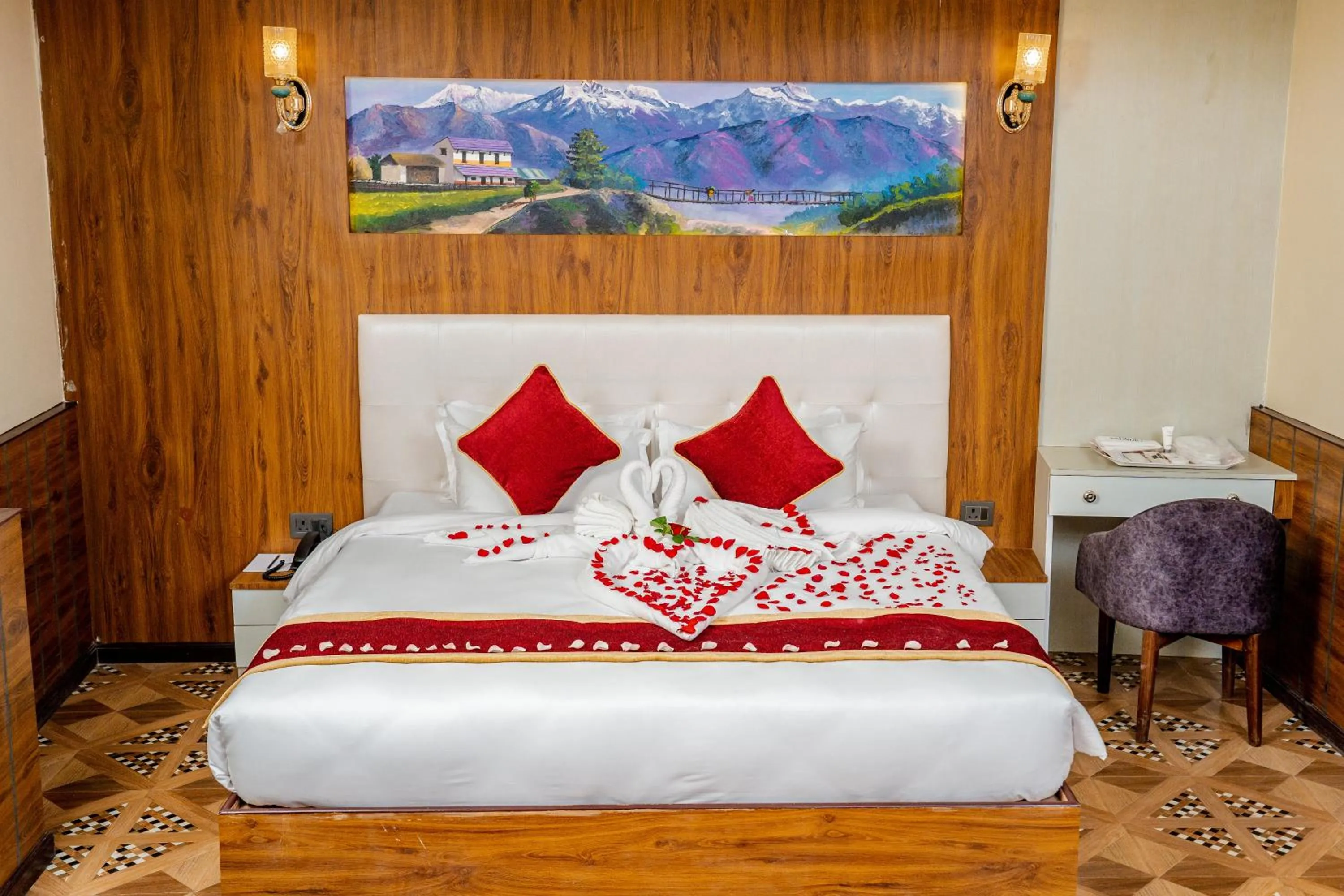 Bed in Hotel Palazzo