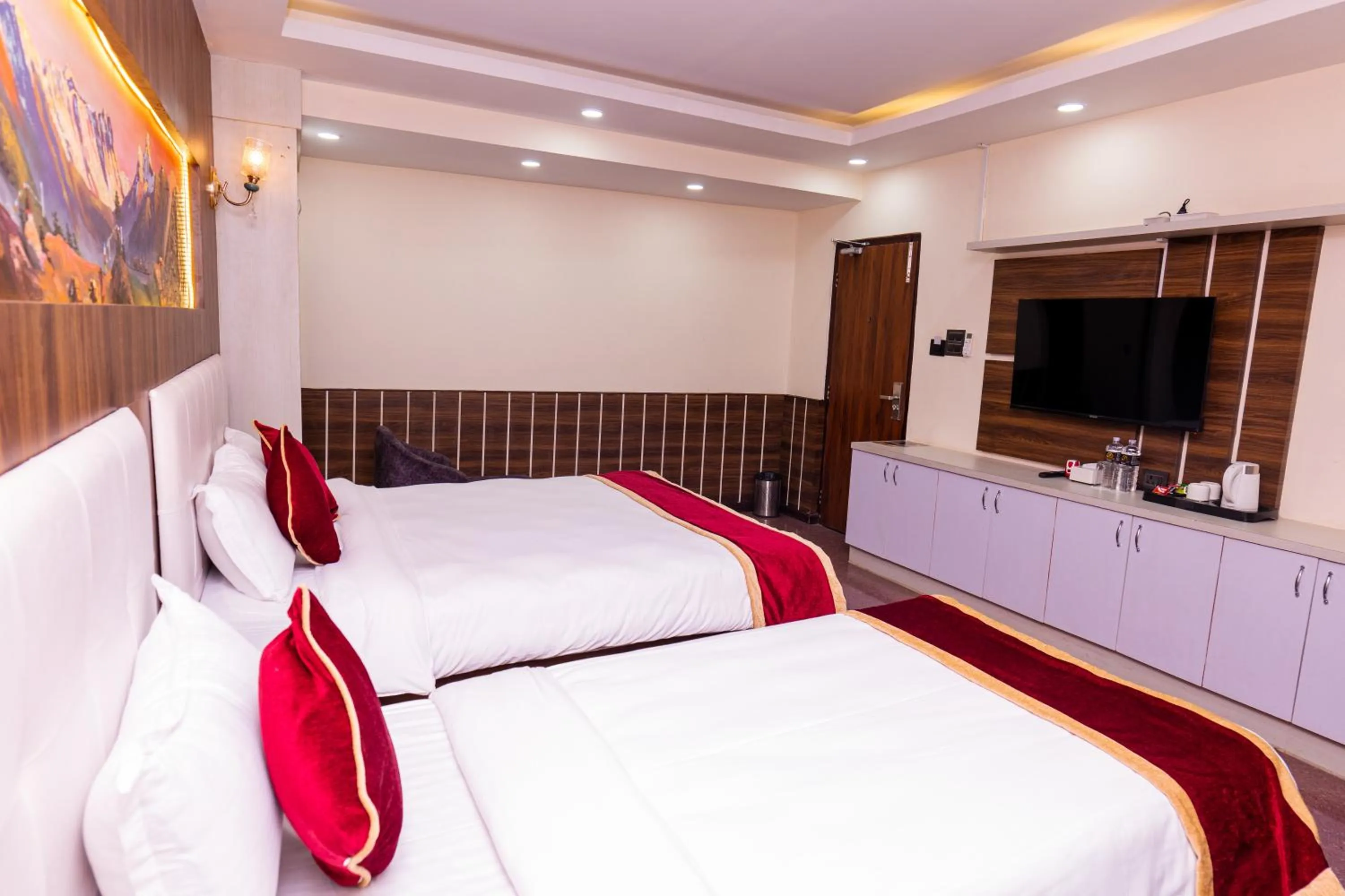 Bed in Hotel Palazzo