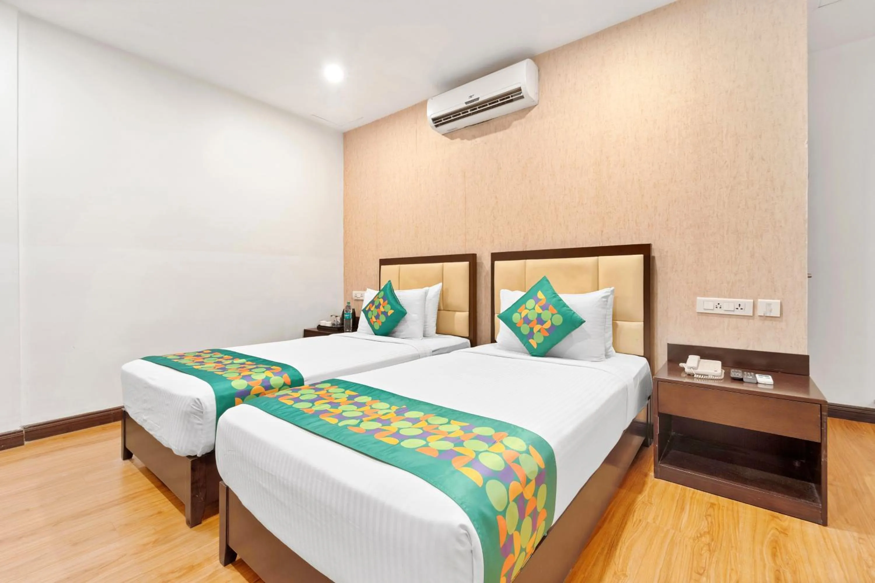 Bedroom, Bed in Treebo Adrak