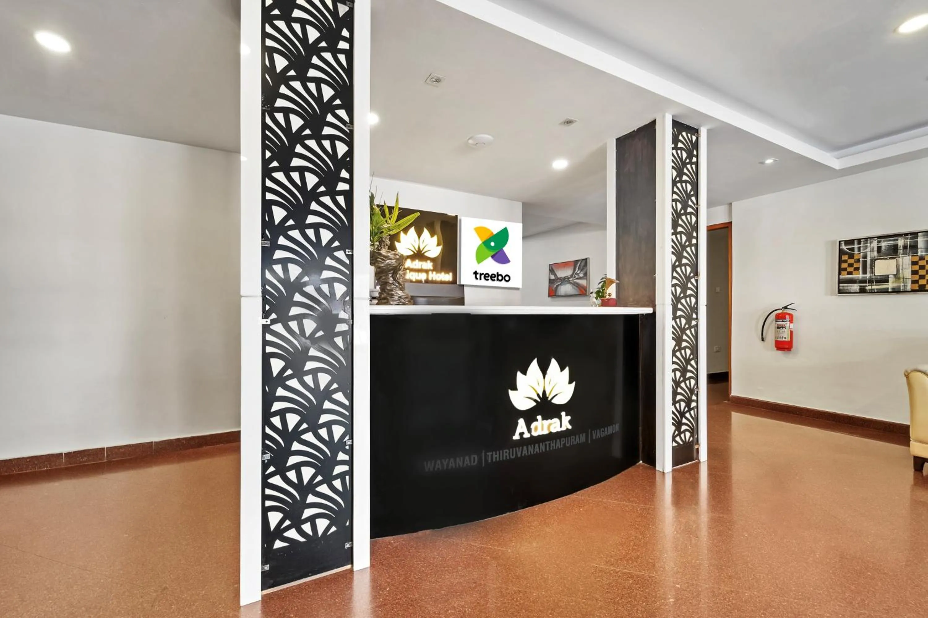 Lobby or reception in Treebo Adrak
