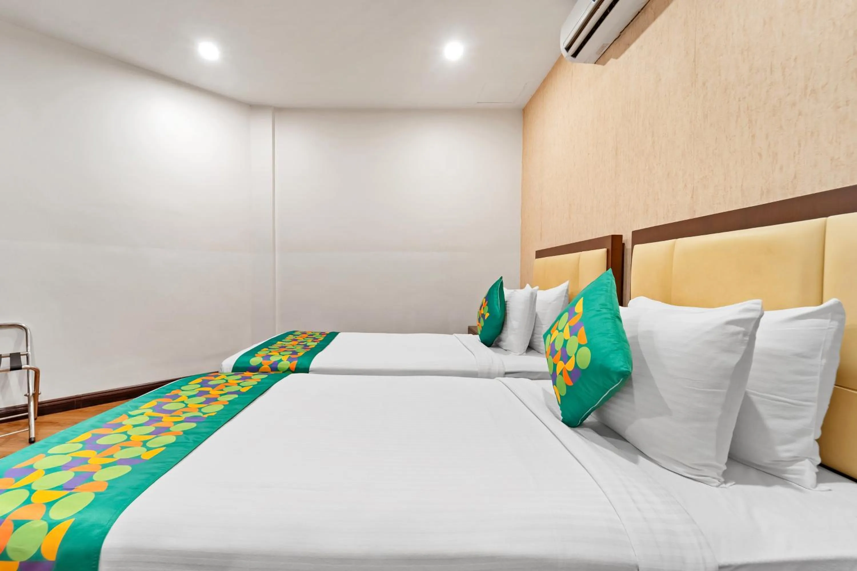 Bedroom, Bed in Treebo Adrak