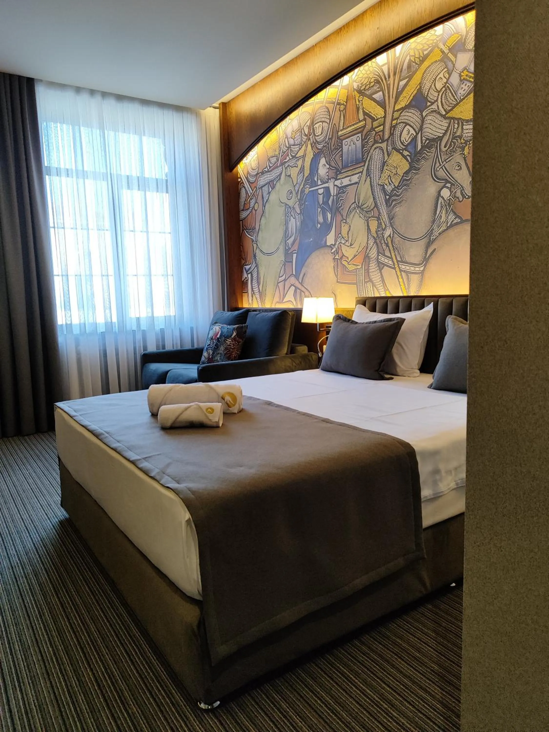 Bed in Orienta Hotel Gyumri