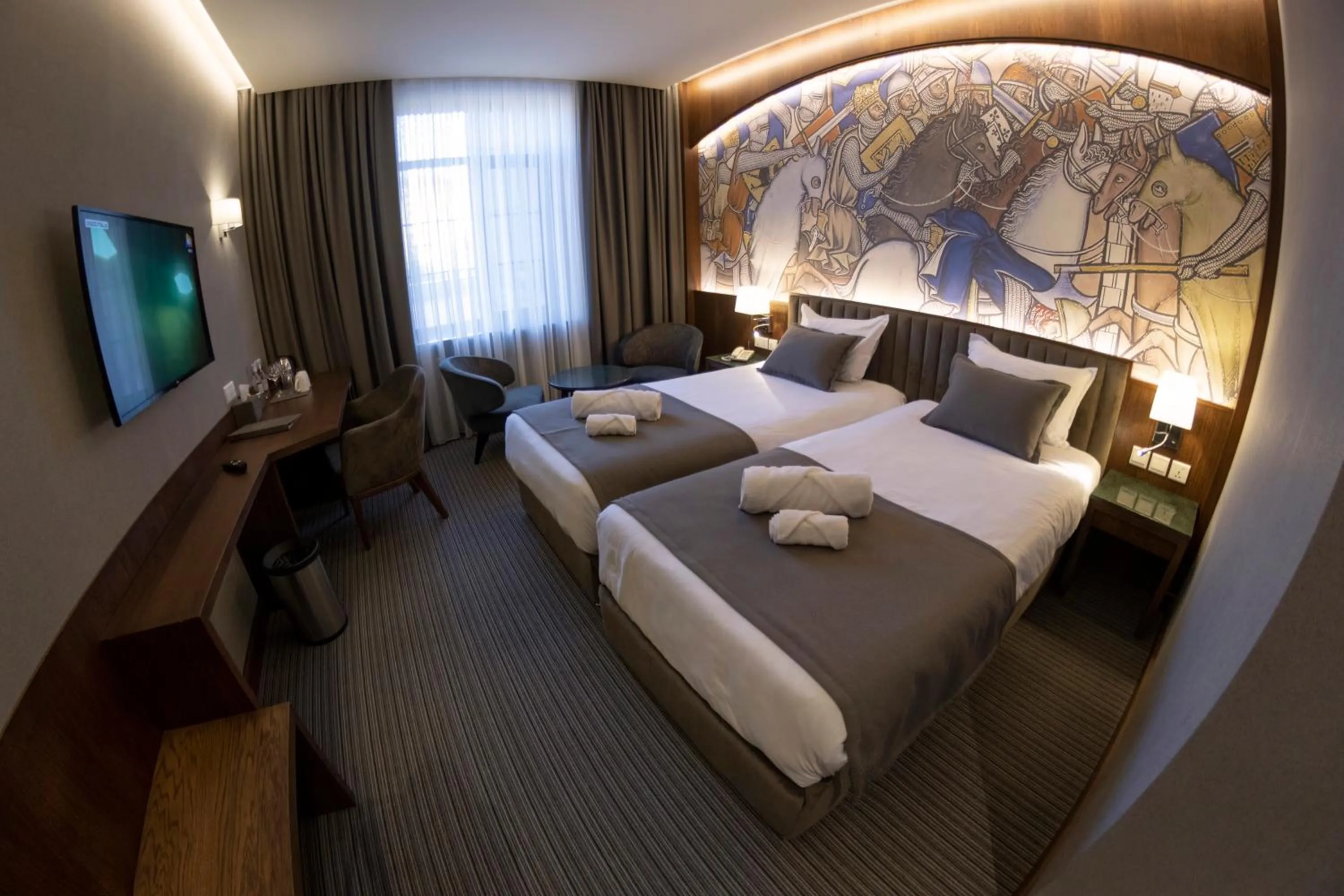 Bed in Orienta Hotel Gyumri