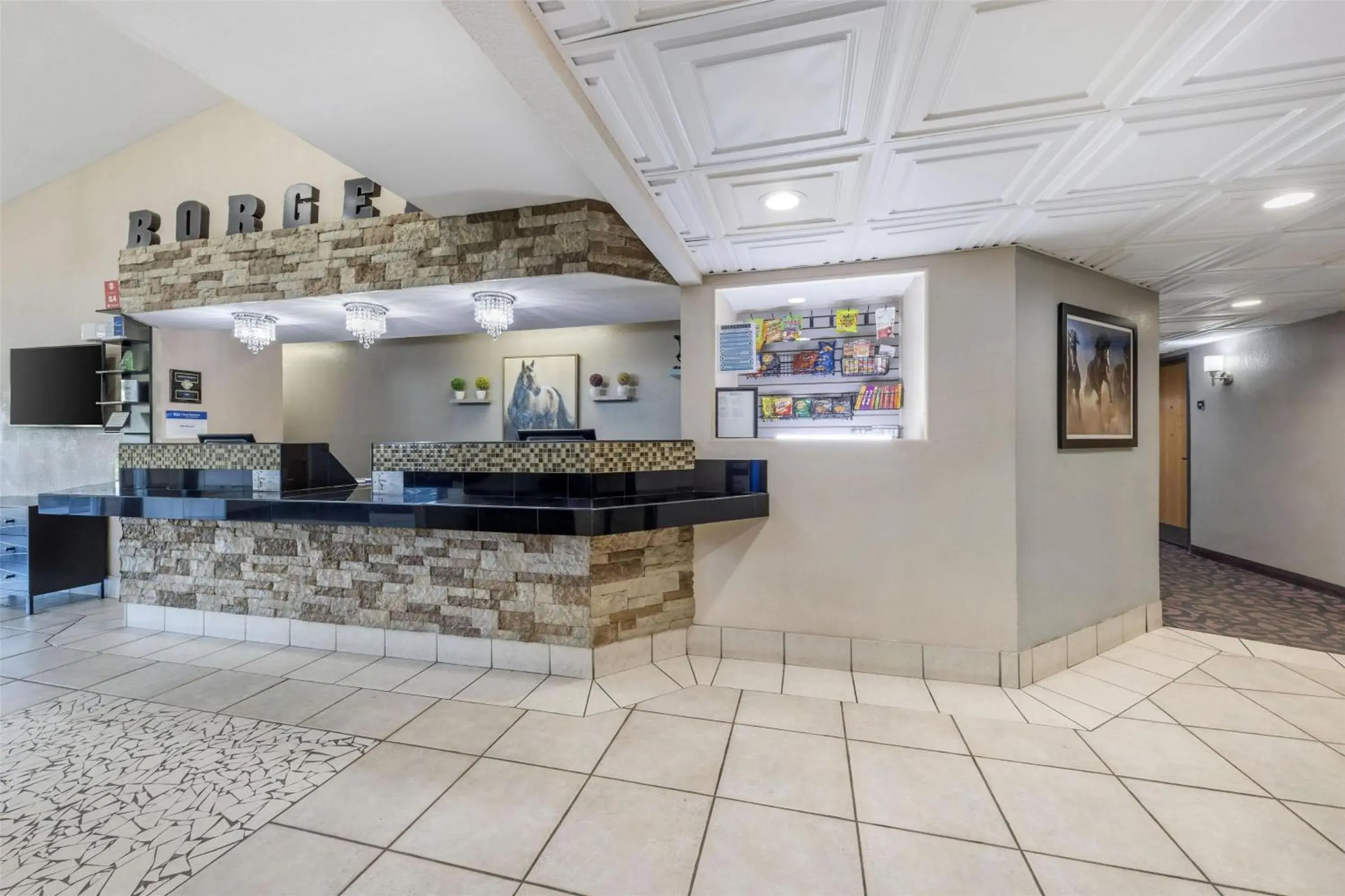 Lobby or reception in Best Western Borger Inn Lobby or reception in Best Western Borger Inn