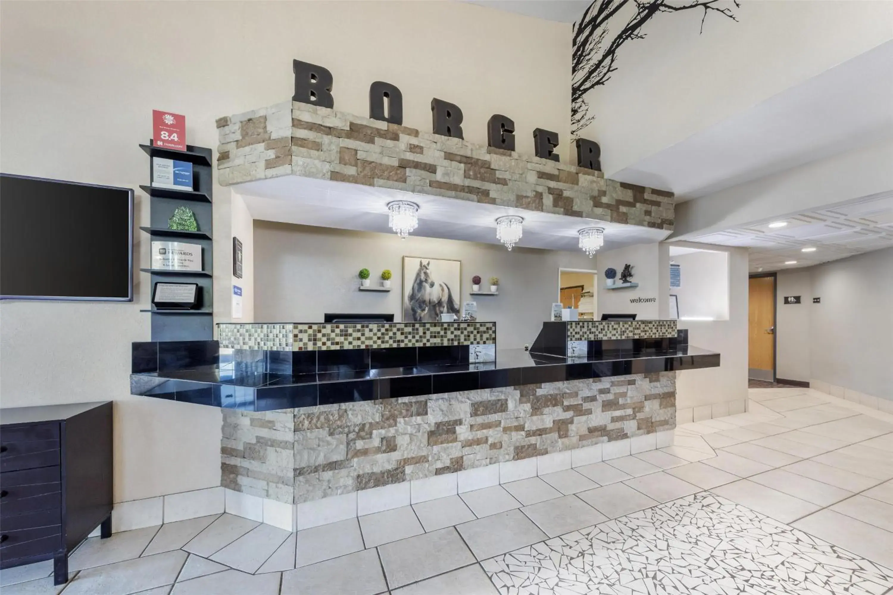 Lobby or reception in Best Western Borger Inn Lobby or reception in Best Western Borger Inn