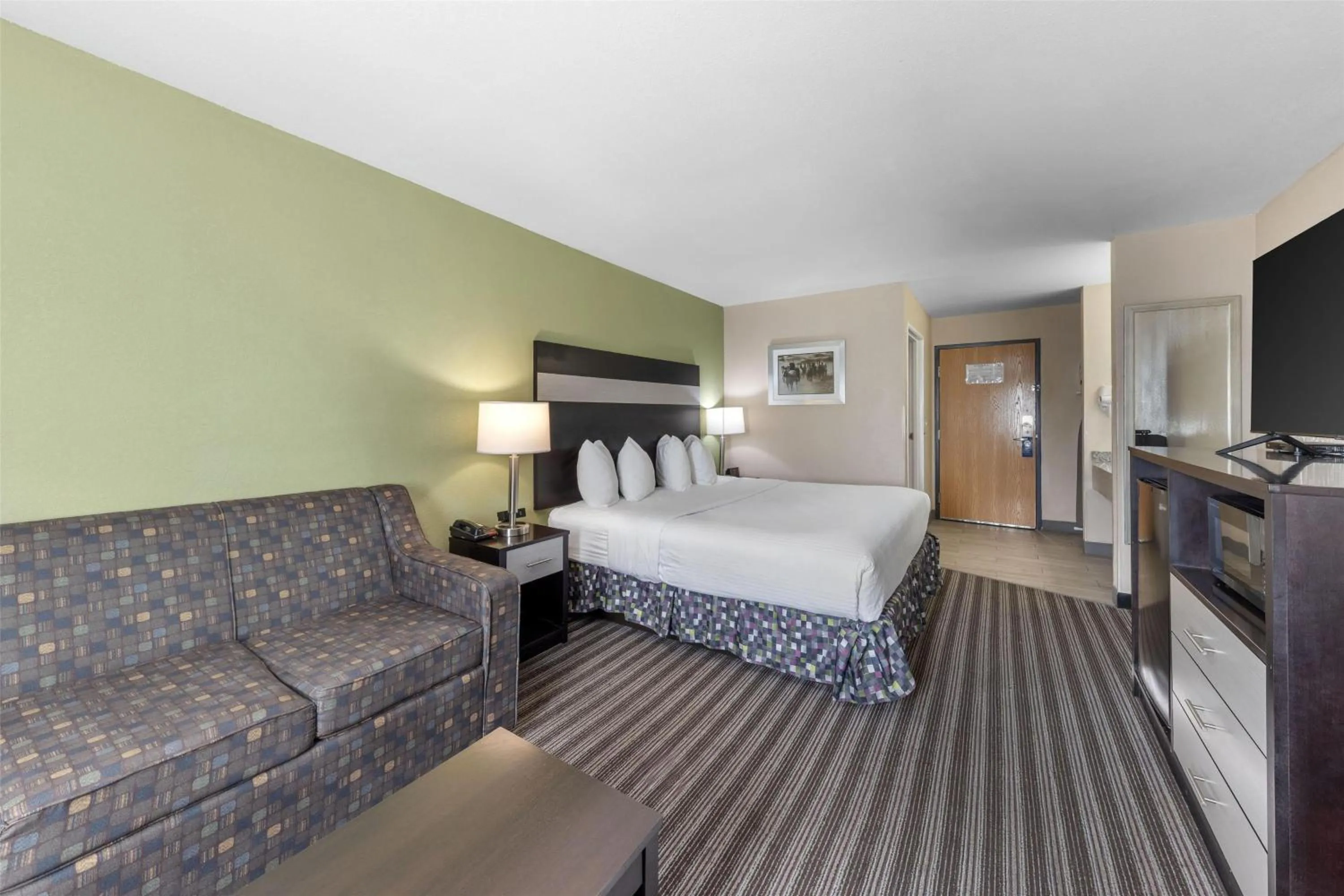 Bedroom, Bed in Best Western Borger Inn