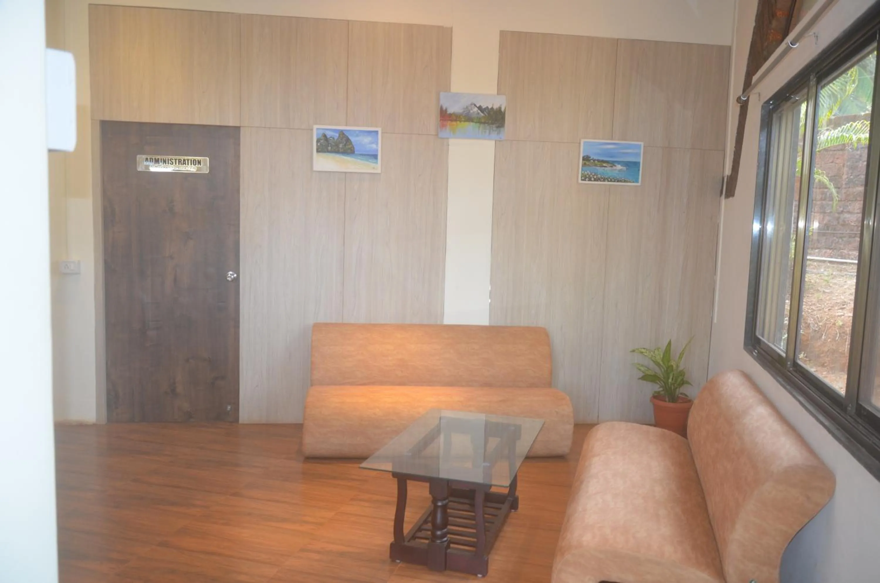 Seating area in Shilpgram Heritage Resort