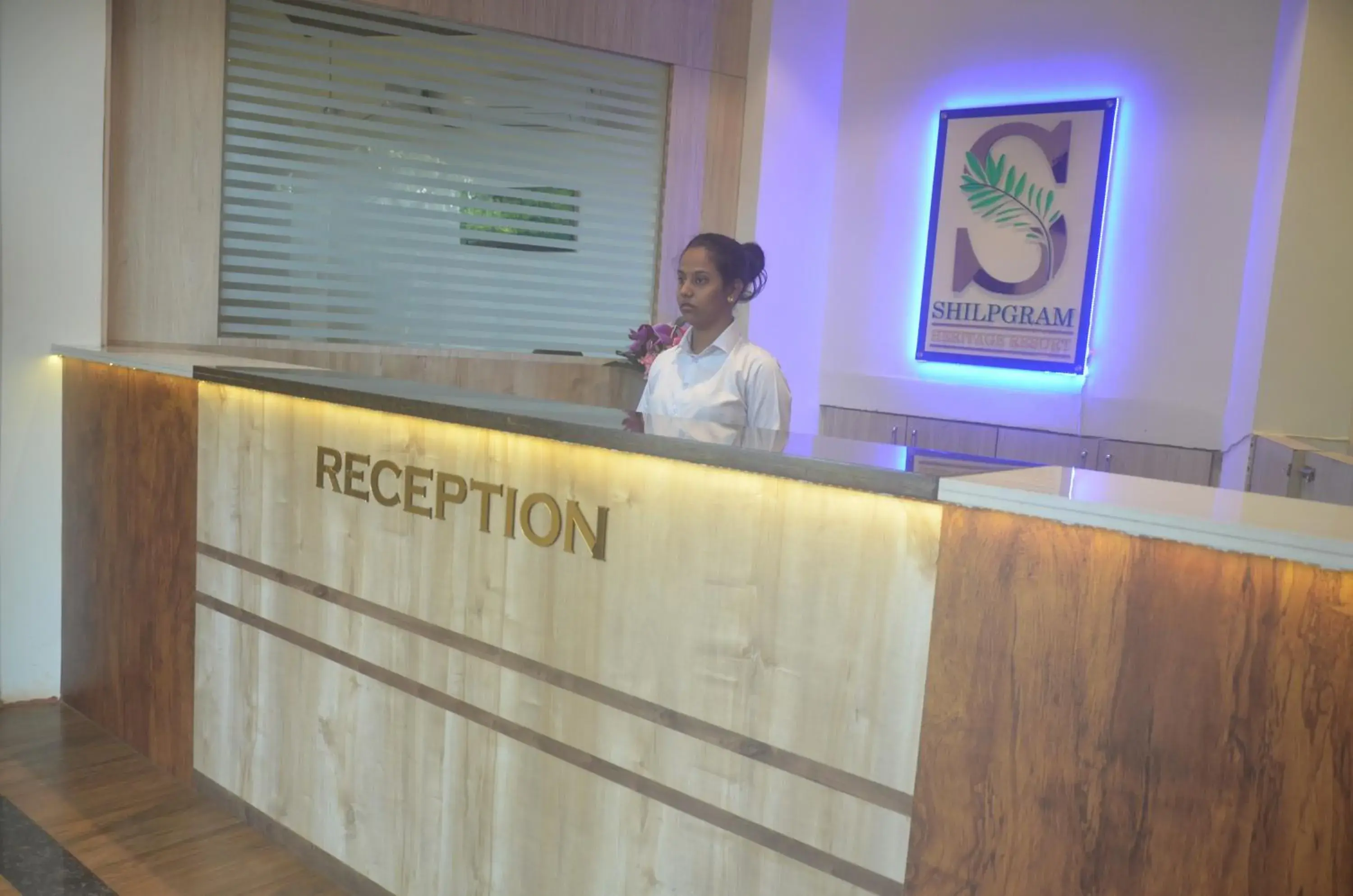 Lobby or reception in Shilpgram Heritage Resort Lobby or reception in Shilpgram Heritage Resort