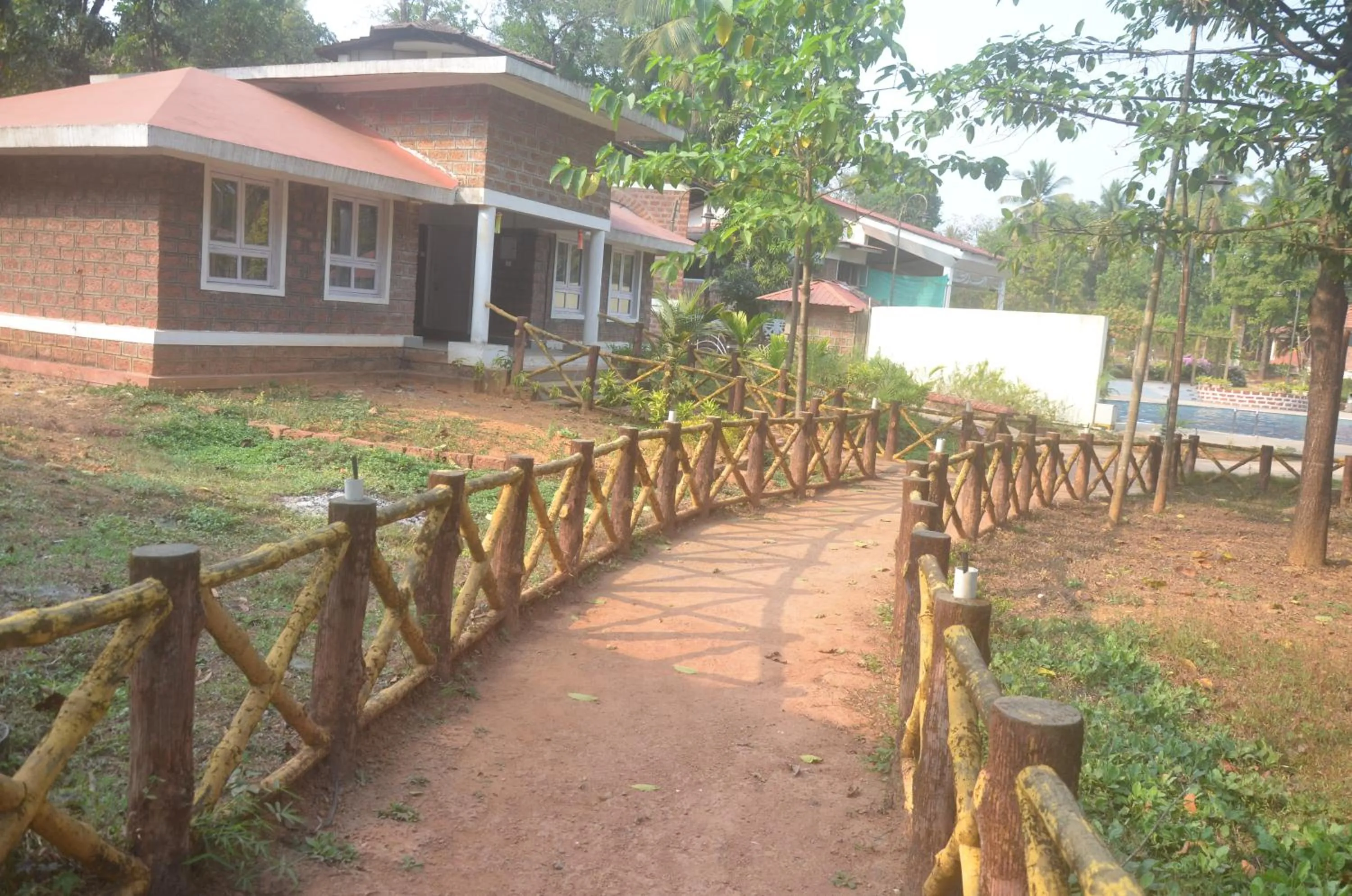 Garden view in Shilpgram Heritage Resort