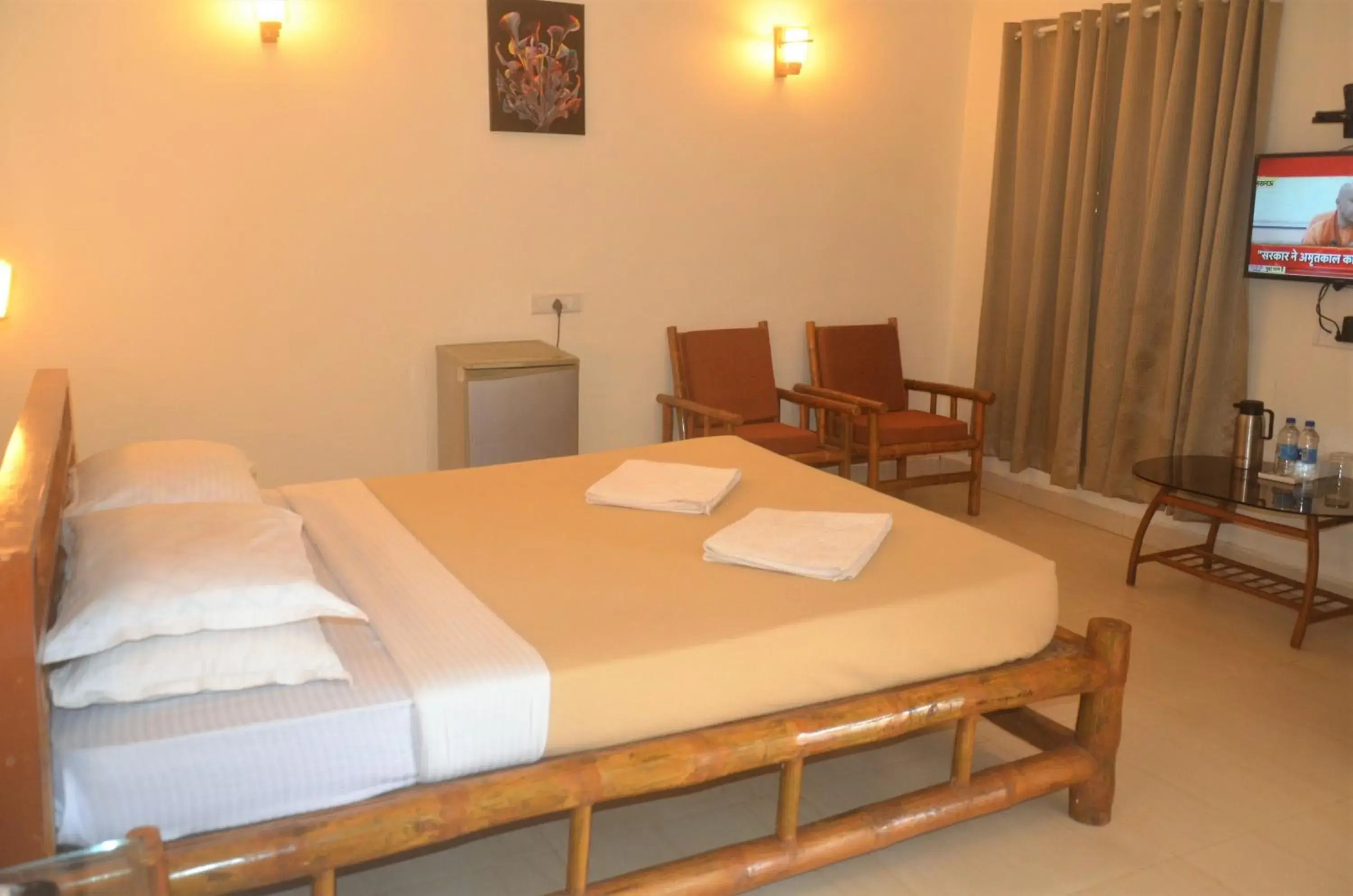 Bed in Shilpgram Heritage Resort Bed in Shilpgram Heritage Resort