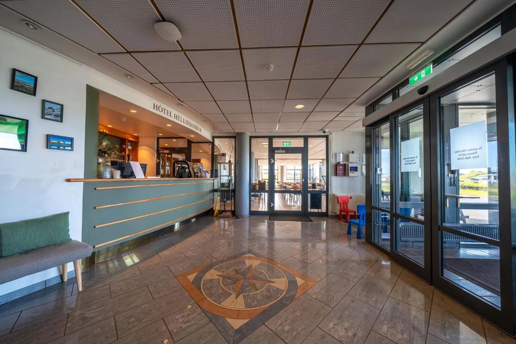 Lobby or reception in Adventure Hotel Hellissandur
