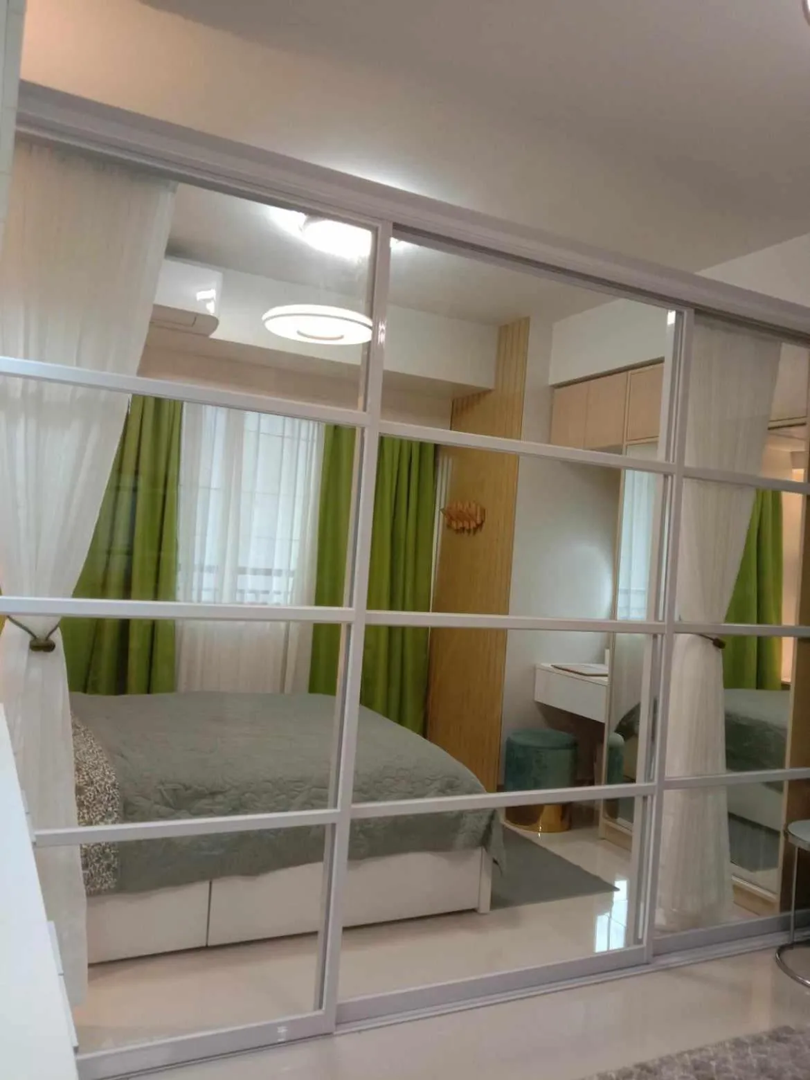 Bedroom, Bed in OASIS CHIC By THE BAY PASAY CITY Near Mall of Asia