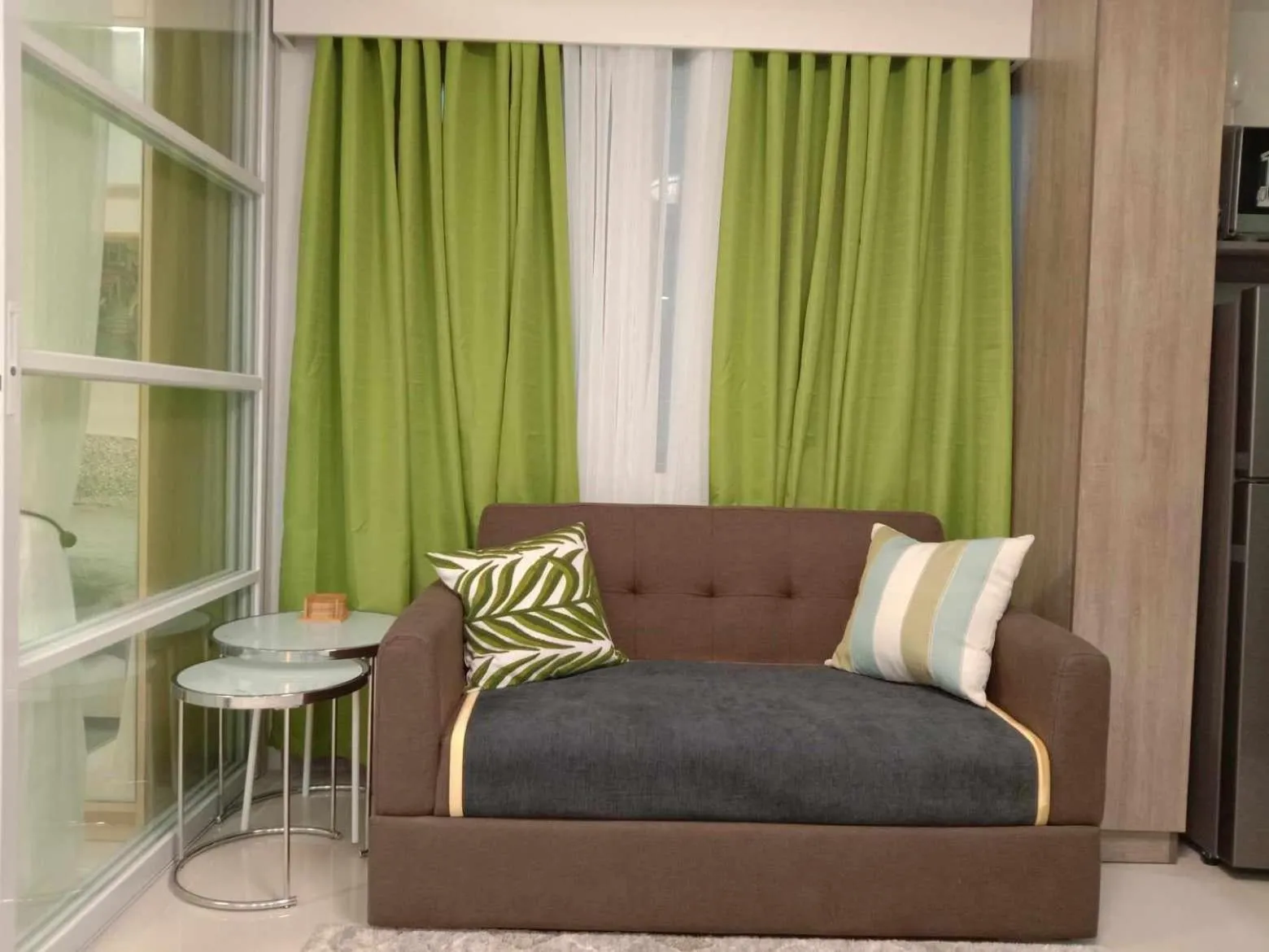 Seating area in OASIS CHIC By THE BAY PASAY CITY Near Mall of Asia